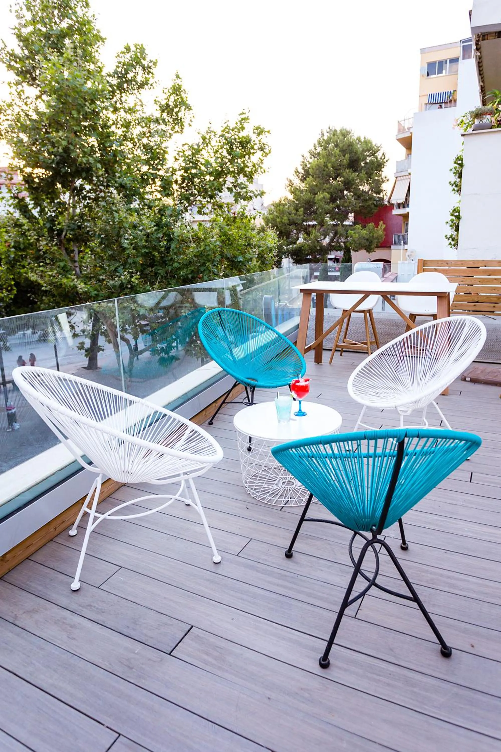 Balcony/Terrace in We Hostel Palma - Albergue