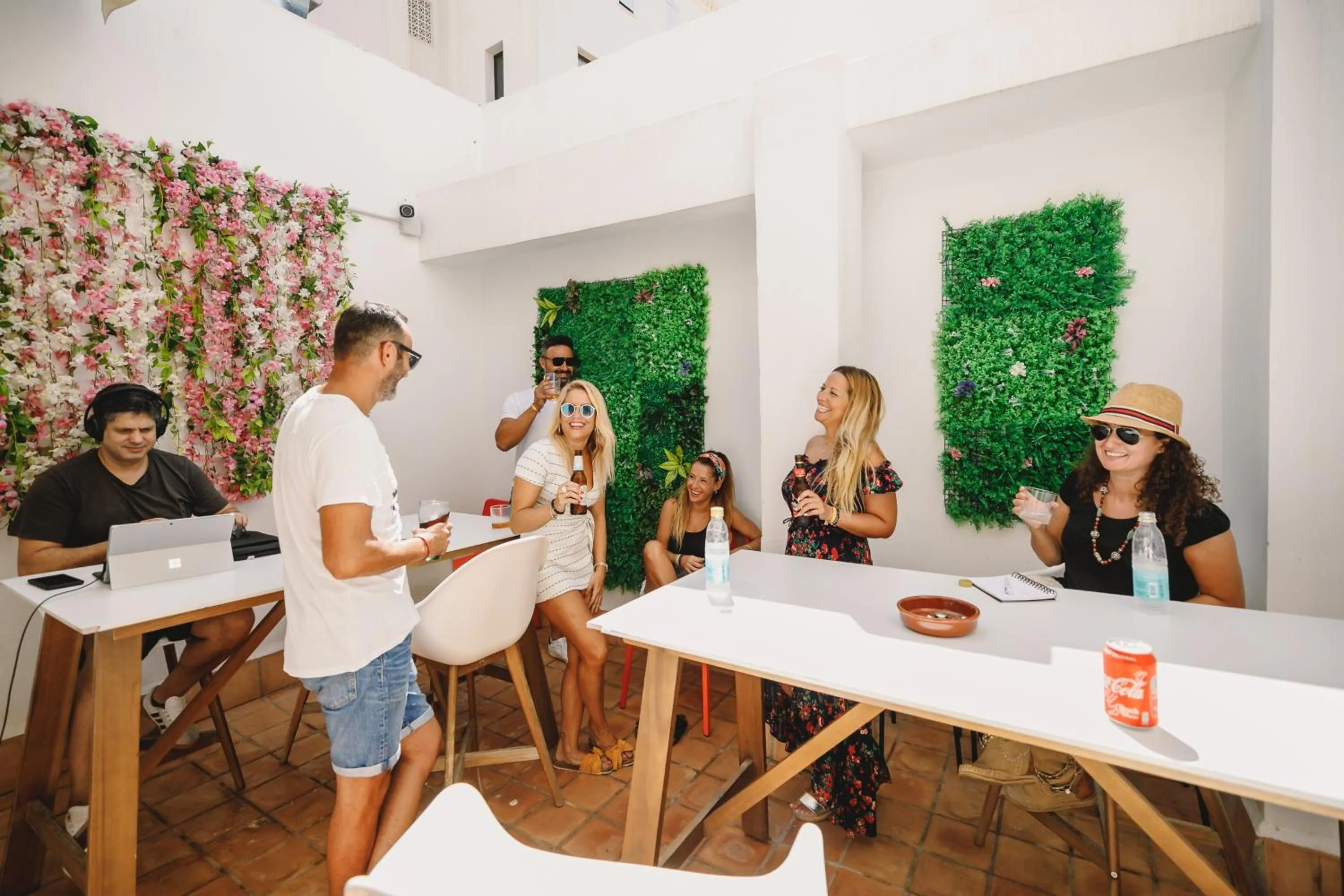 Balcony/Terrace in We Hostel Palma - Albergue