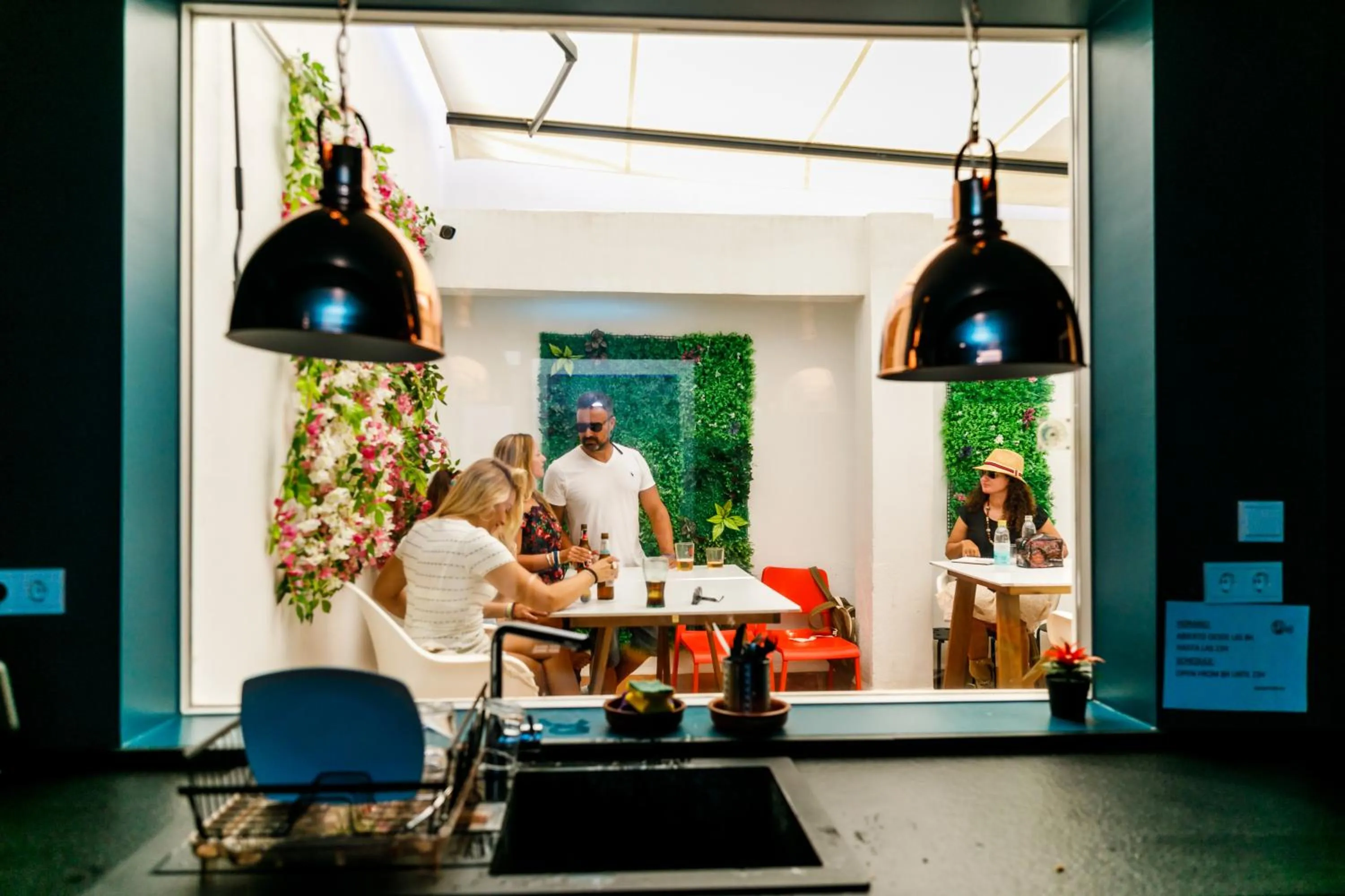 Balcony/Terrace in We Hostel Palma - Albergue