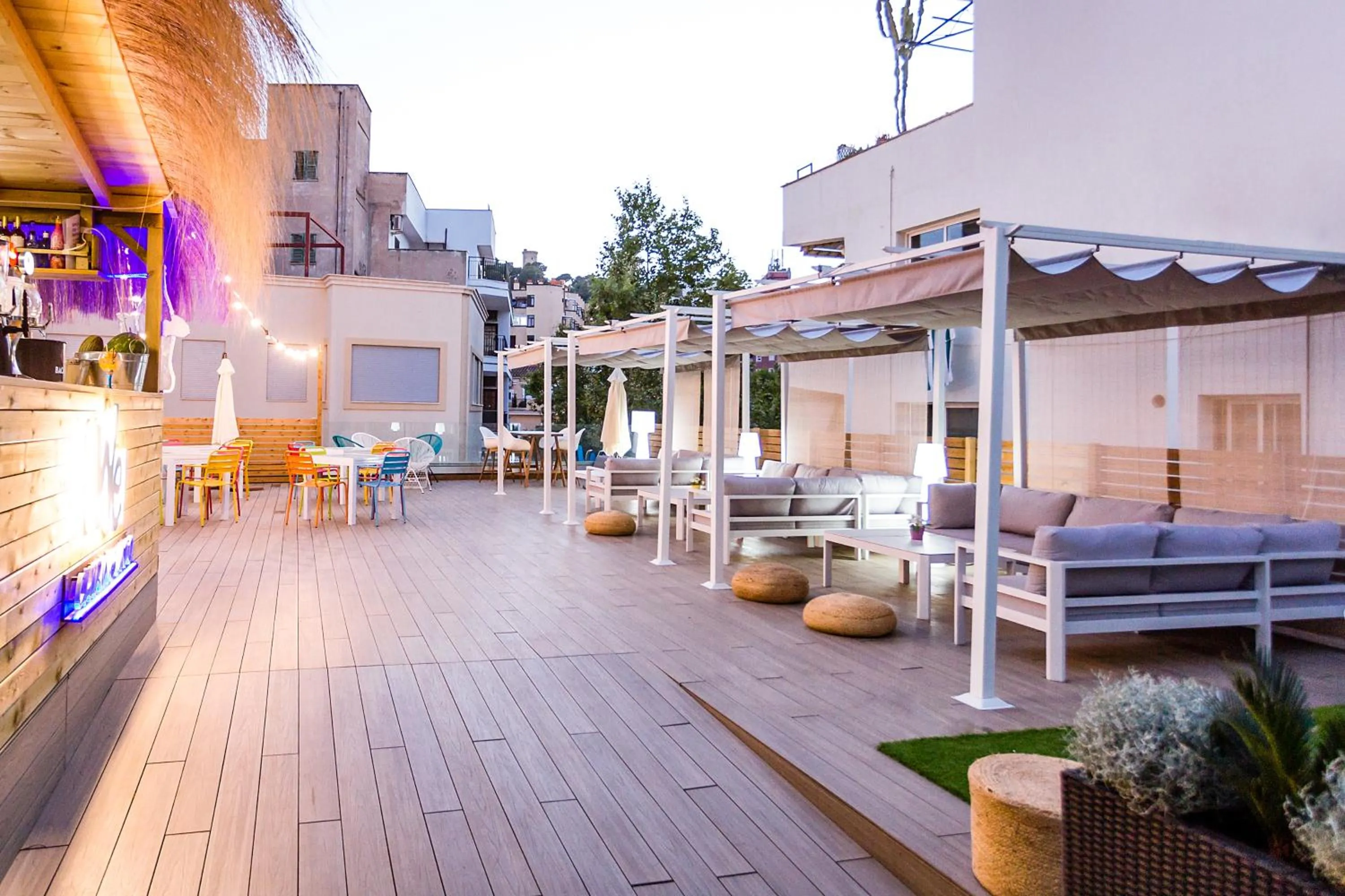 Balcony/Terrace in We Hostel Palma - Albergue