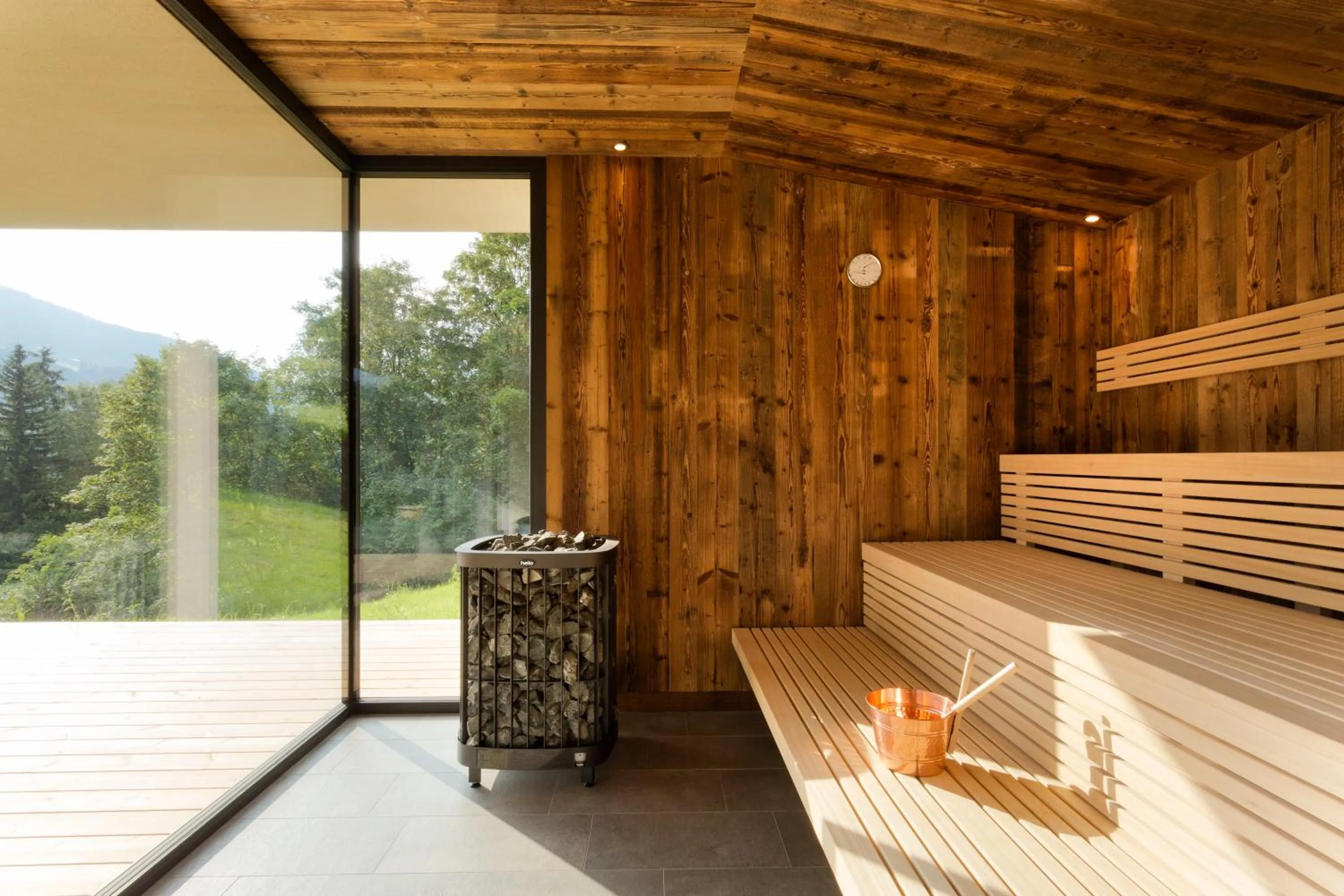 Sauna in Rainell Dolomites Retreat