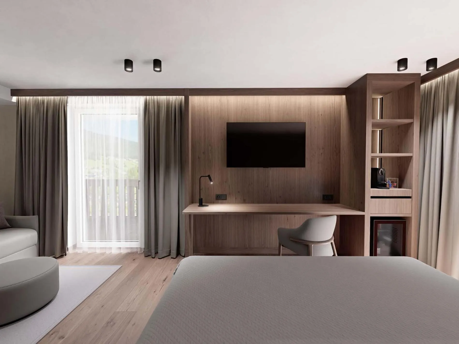 TV and multimedia, Bed in Rainell Dolomites Retreat