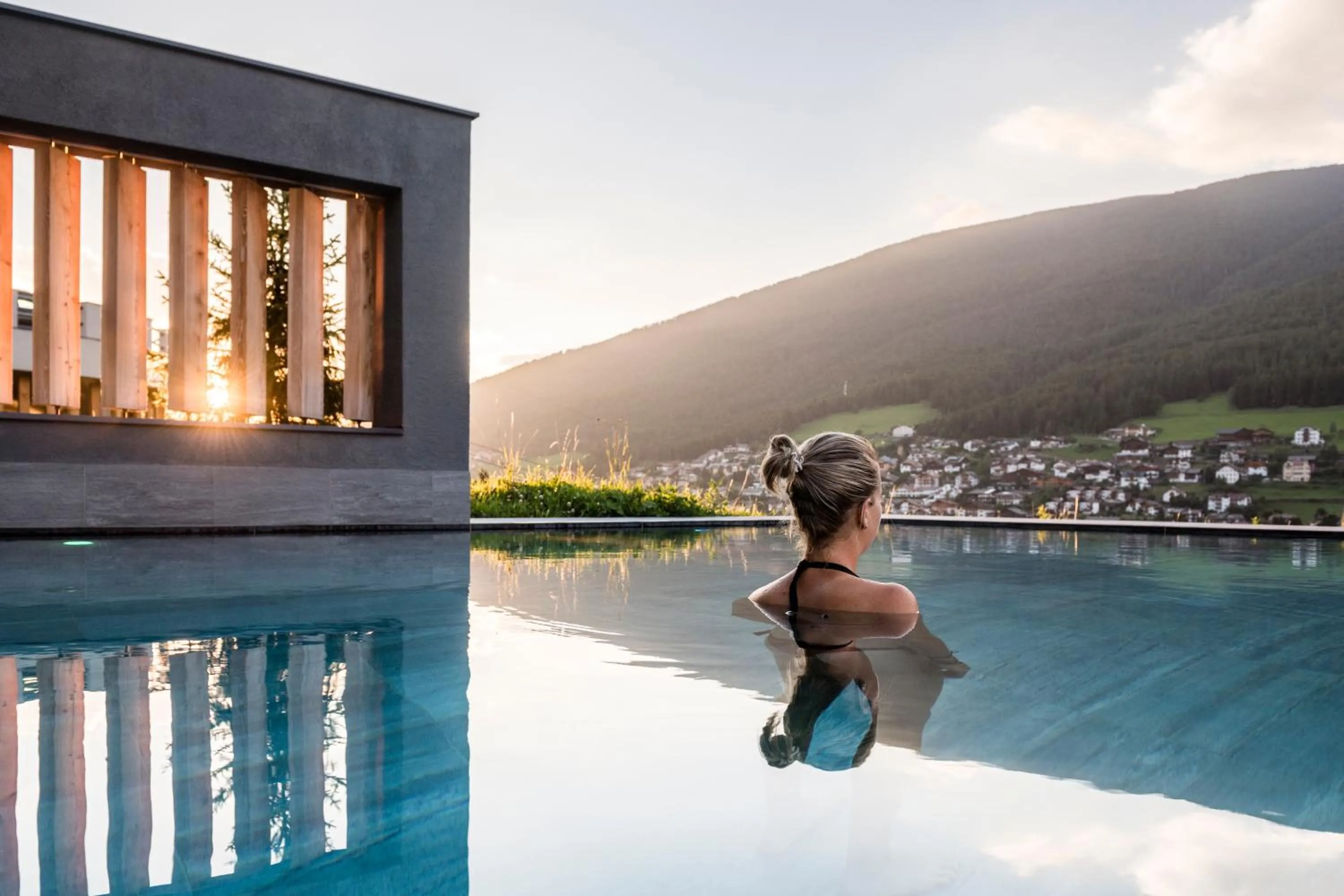 Pool view in Rainell Dolomites Retreat