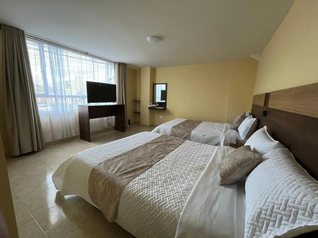 Bed in Hotel Suyusama