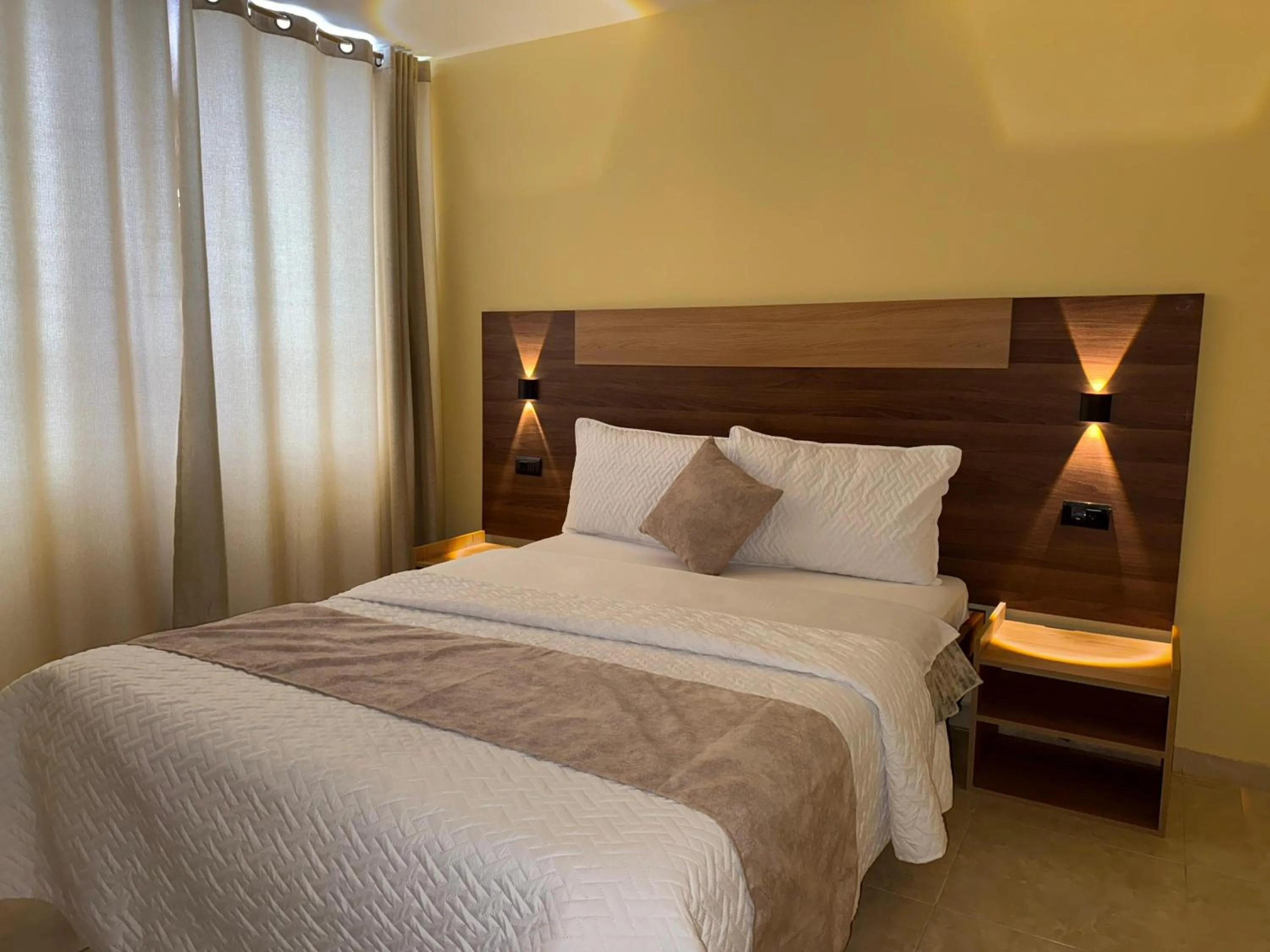 Bed in Hotel Suyusama