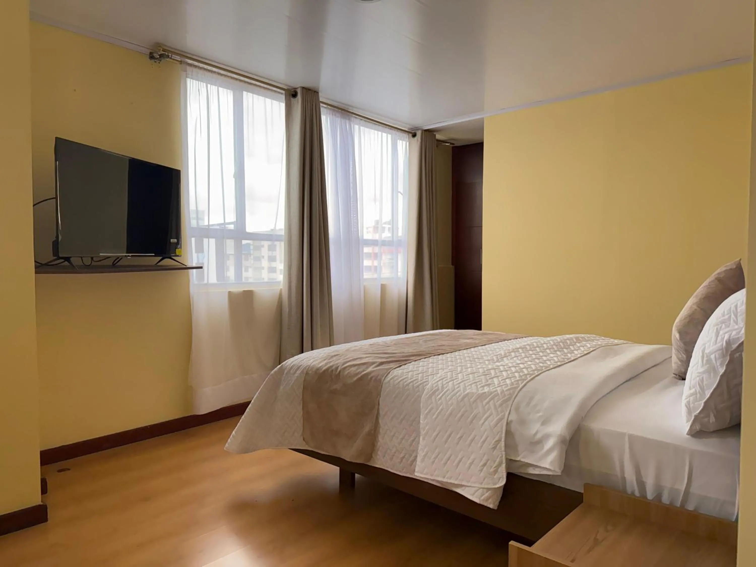 Bed in Hotel Suyusama