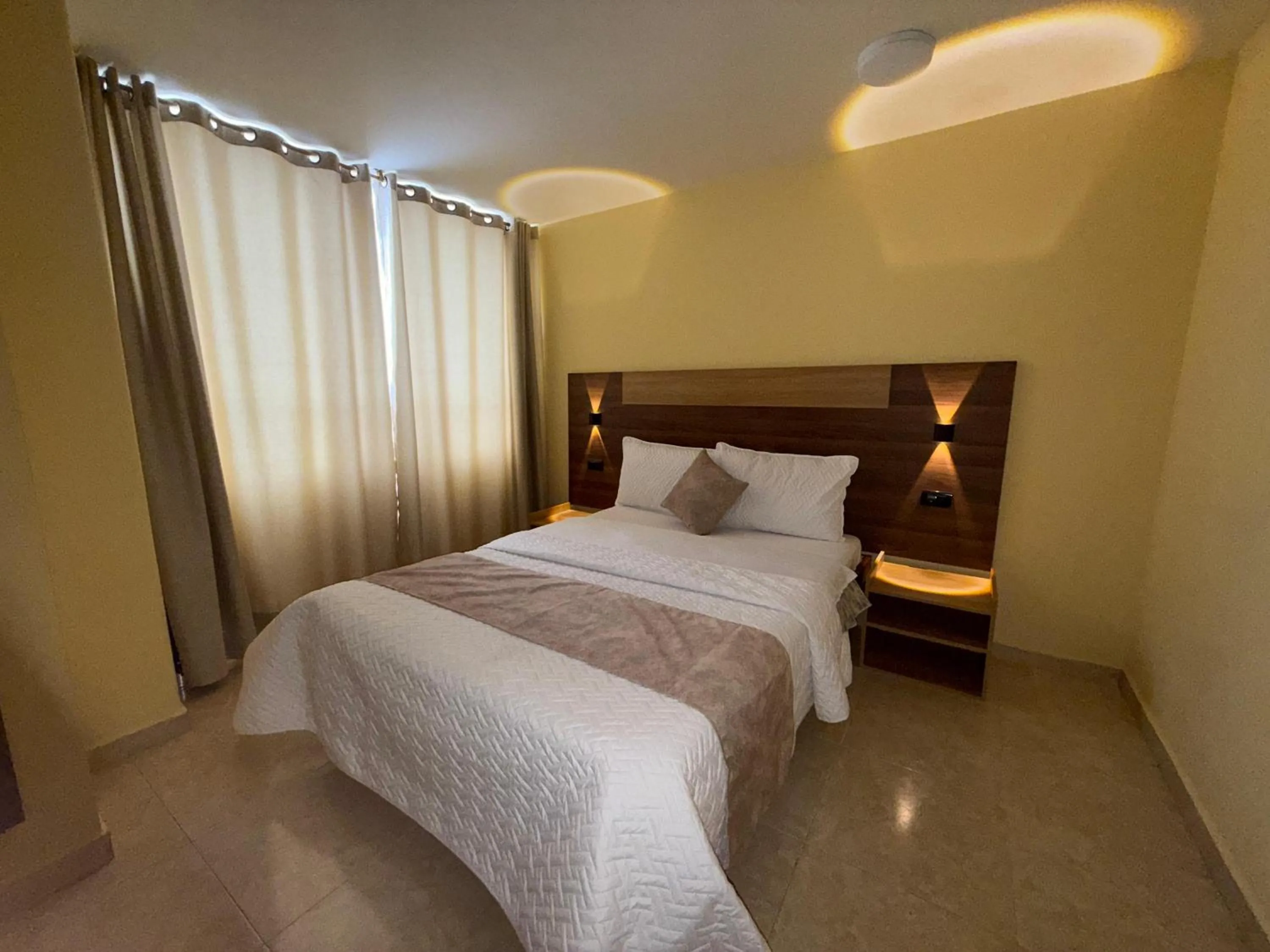 Bed in Hotel Suyusama
