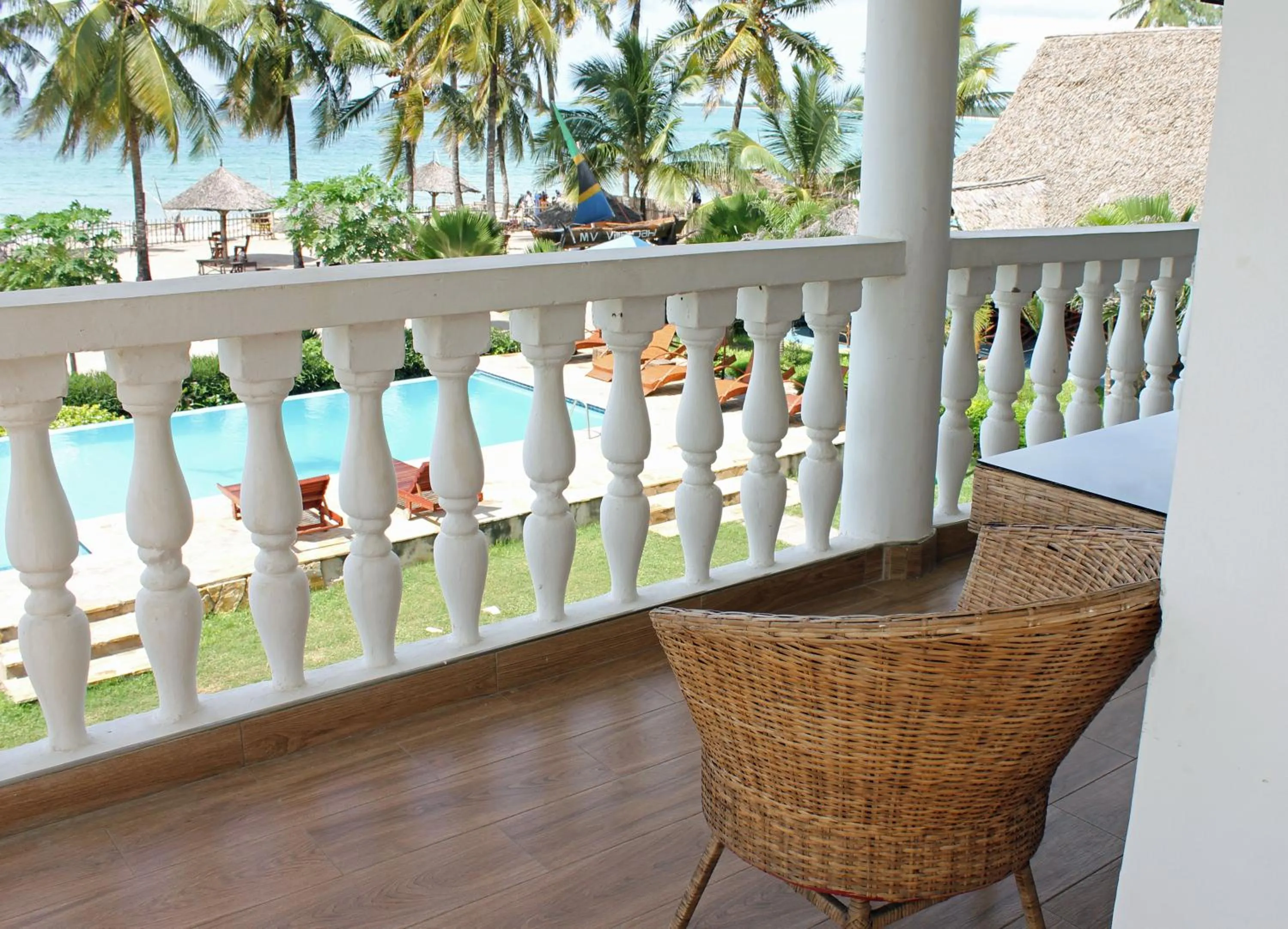 Balcony/Terrace in Villa Dahl Beach Resort
