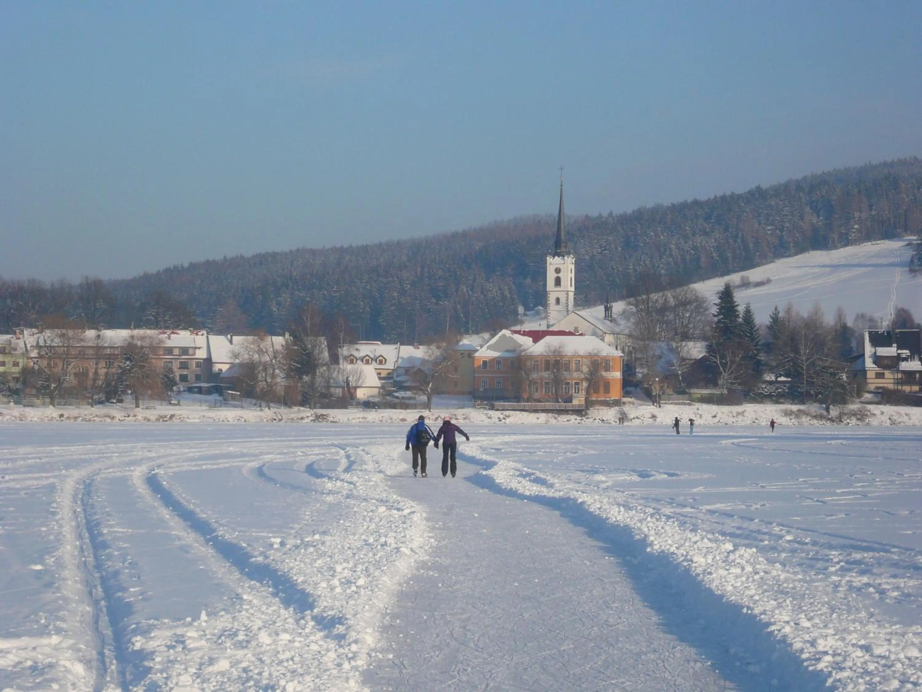 Area and facilities in Ubytování U Račáků