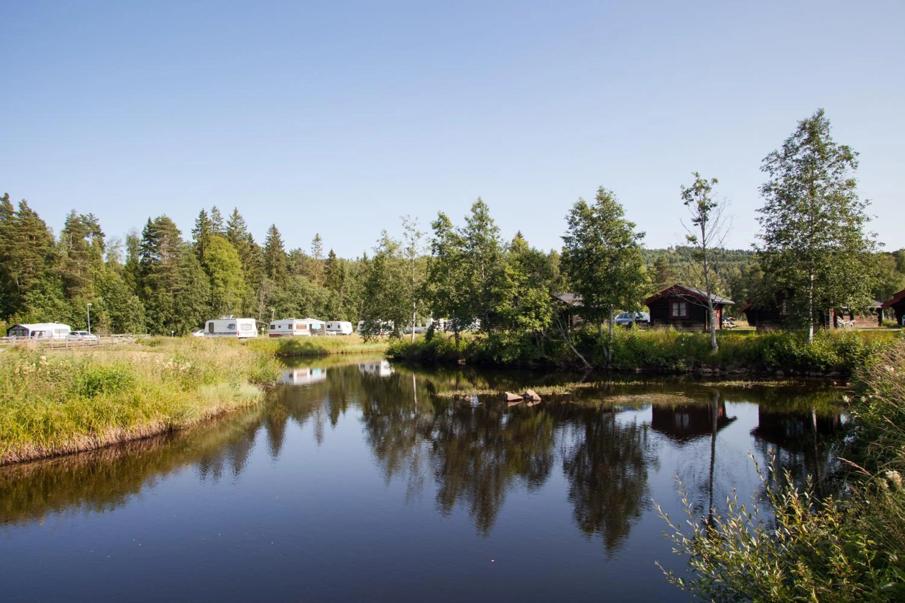 Natural landscape in First Camp Enåbadet - Rättvik