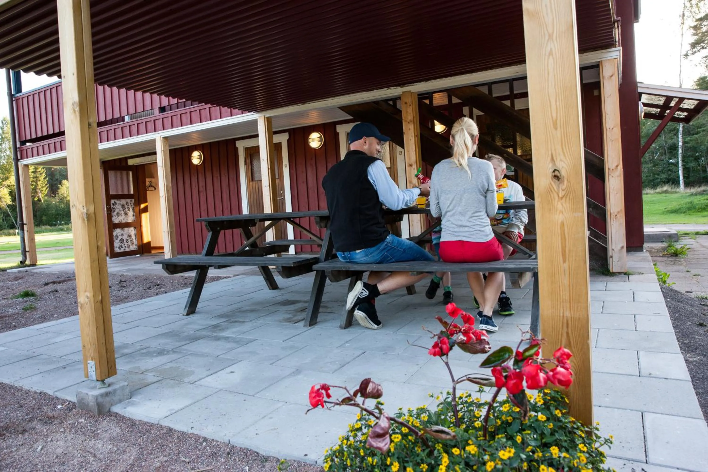 Patio in First Camp Enåbadet - Rättvik