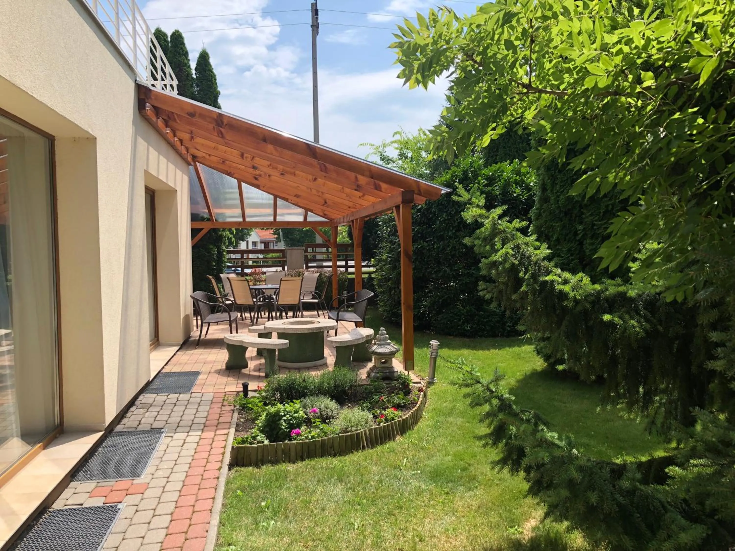 Balcony/Terrace in Jade Hotel-Ezüsthíd Hotel
