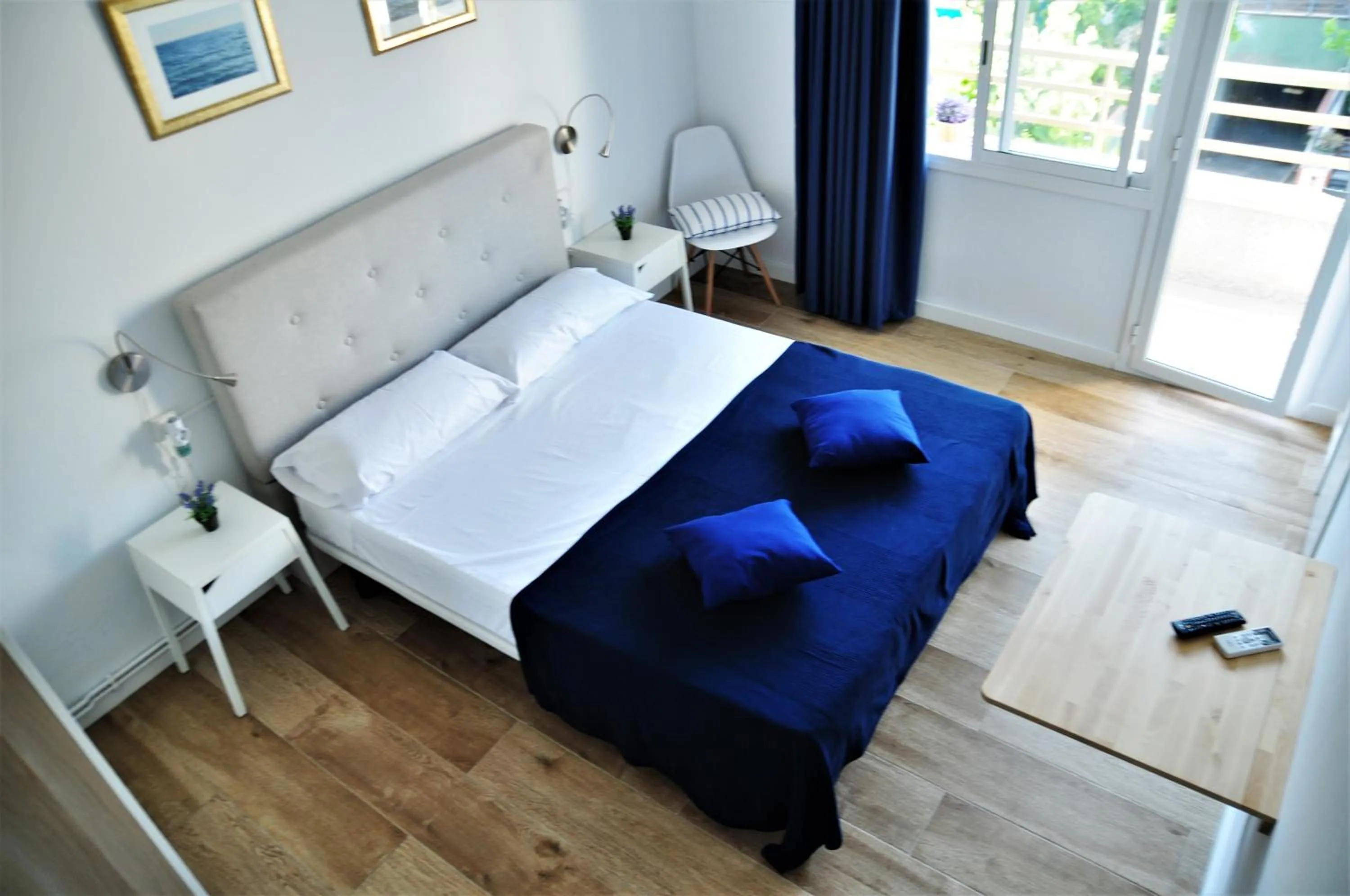 Bed in Hostal Porto Mar