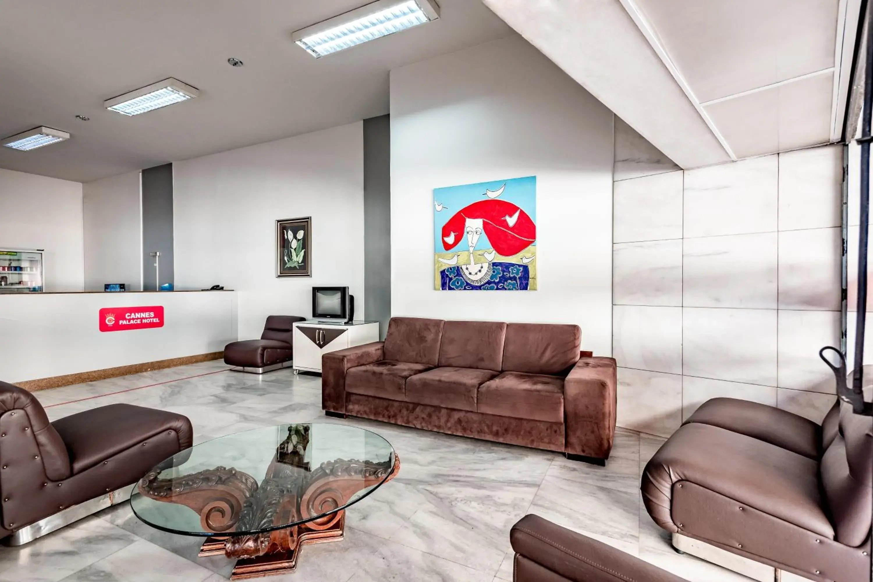 Lobby or reception in Cannes Palace Hotel Lobby or reception in Cannes Palace Hotel