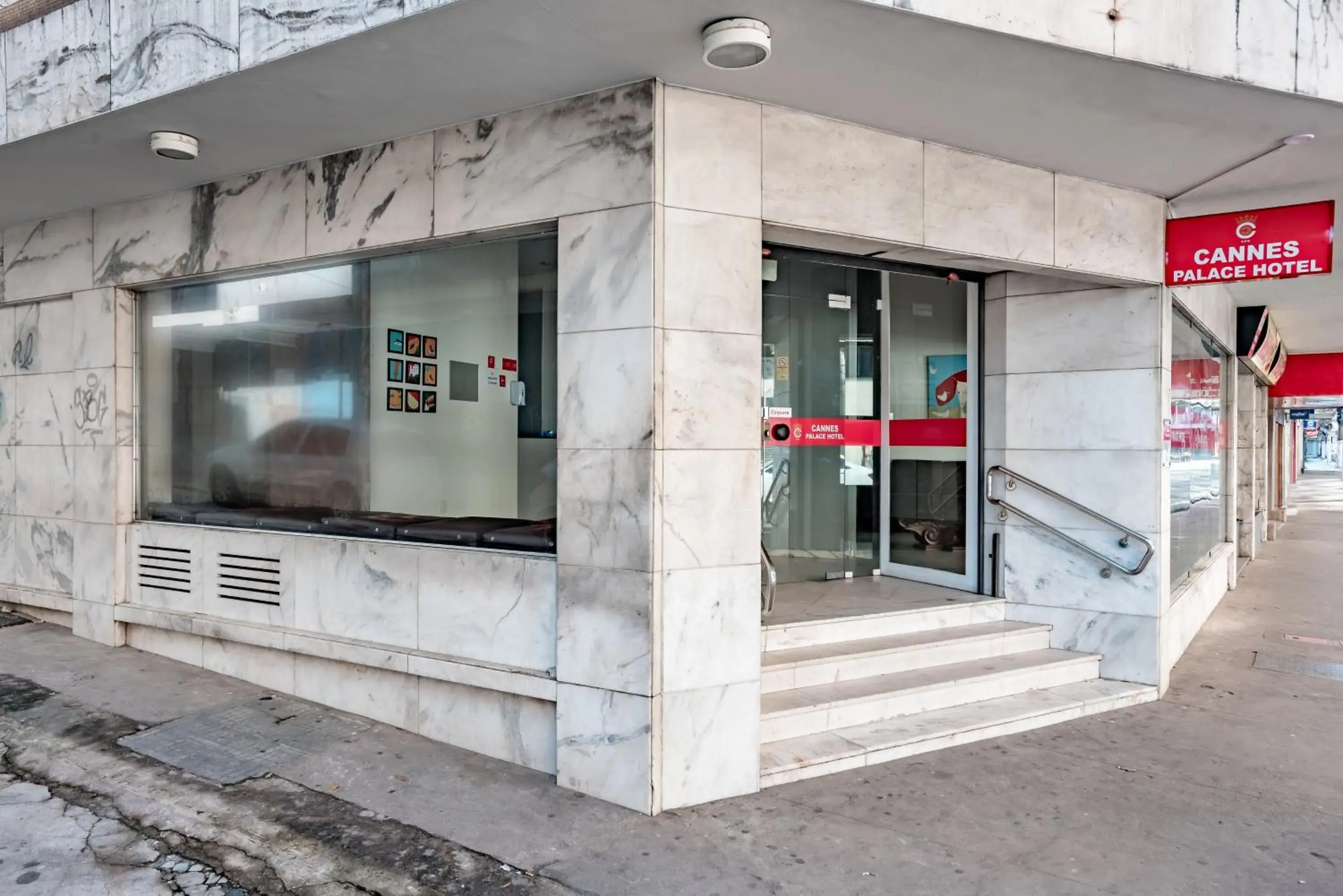 Facade/entrance in Cannes Palace Hotel Facade/entrance in Cannes Palace Hotel