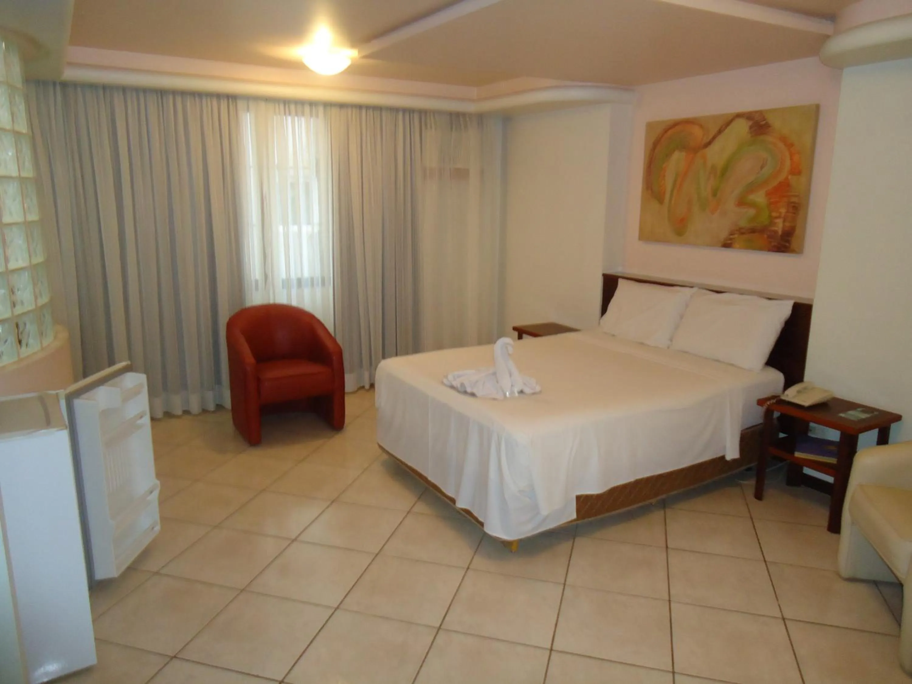 Bed in Hotel Minuano