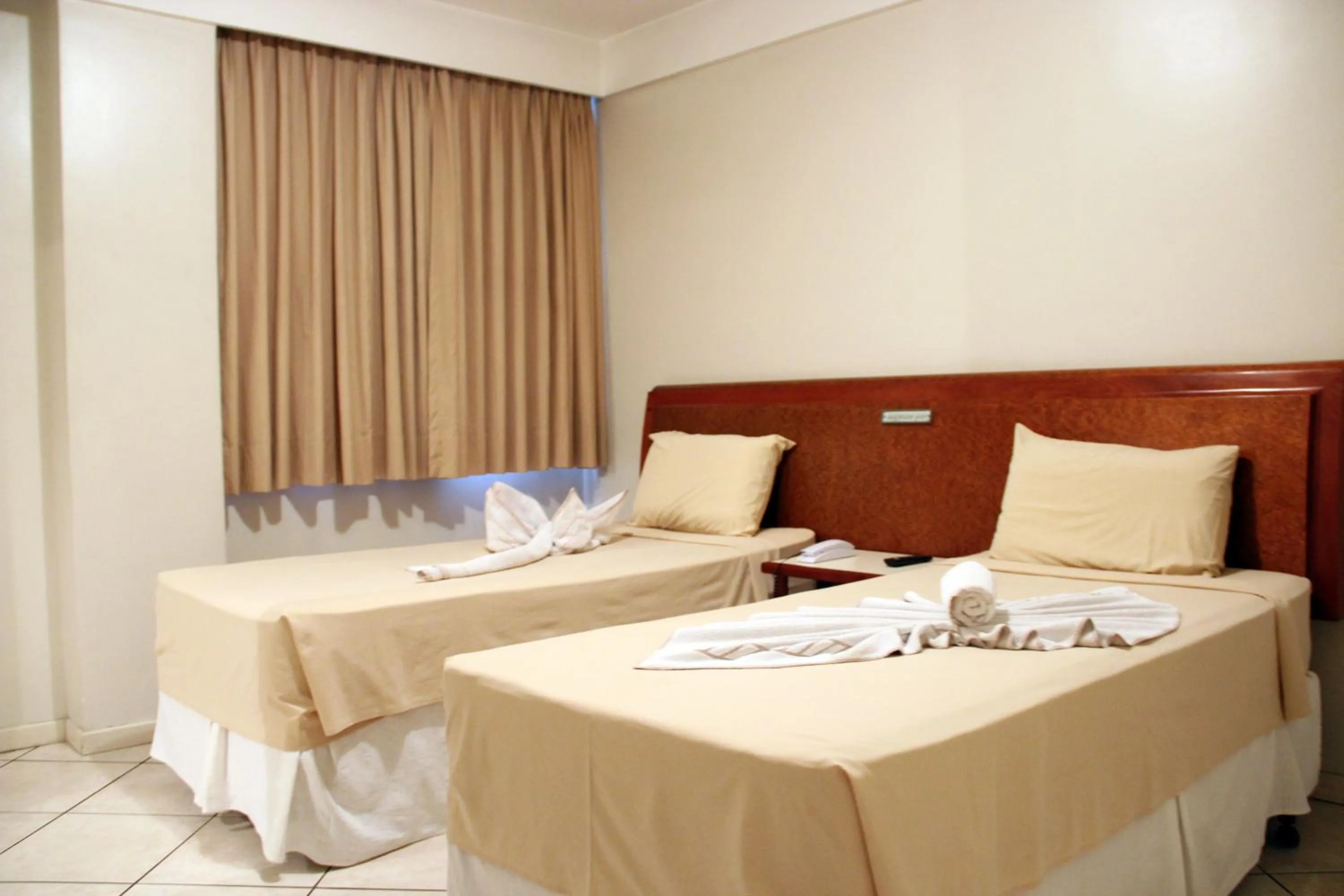 Bed in Hotel Minuano