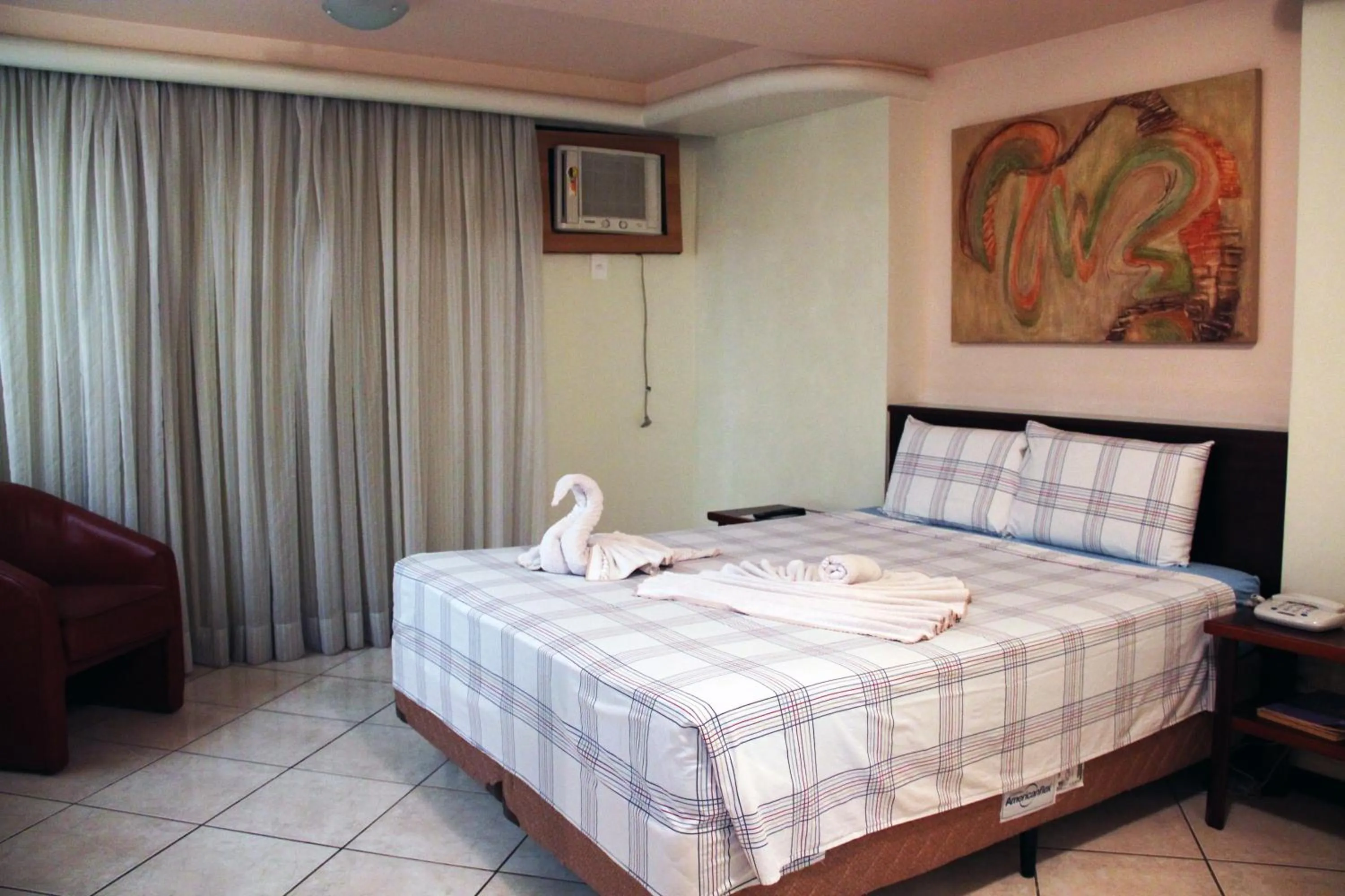 Bed in Hotel Minuano