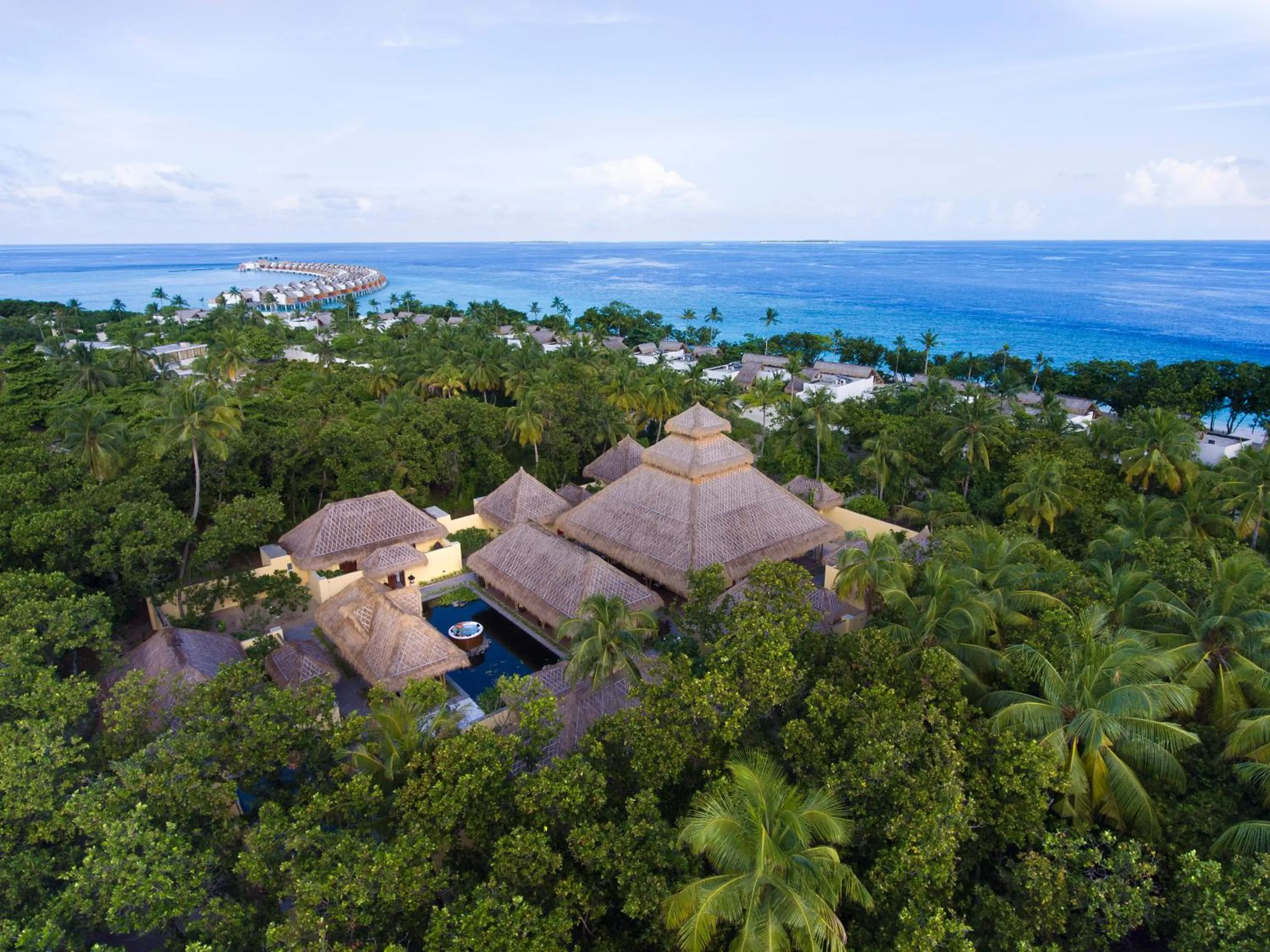 Bird's eye view in Emerald Maldives Resort & Spa-Deluxe All Inclusive