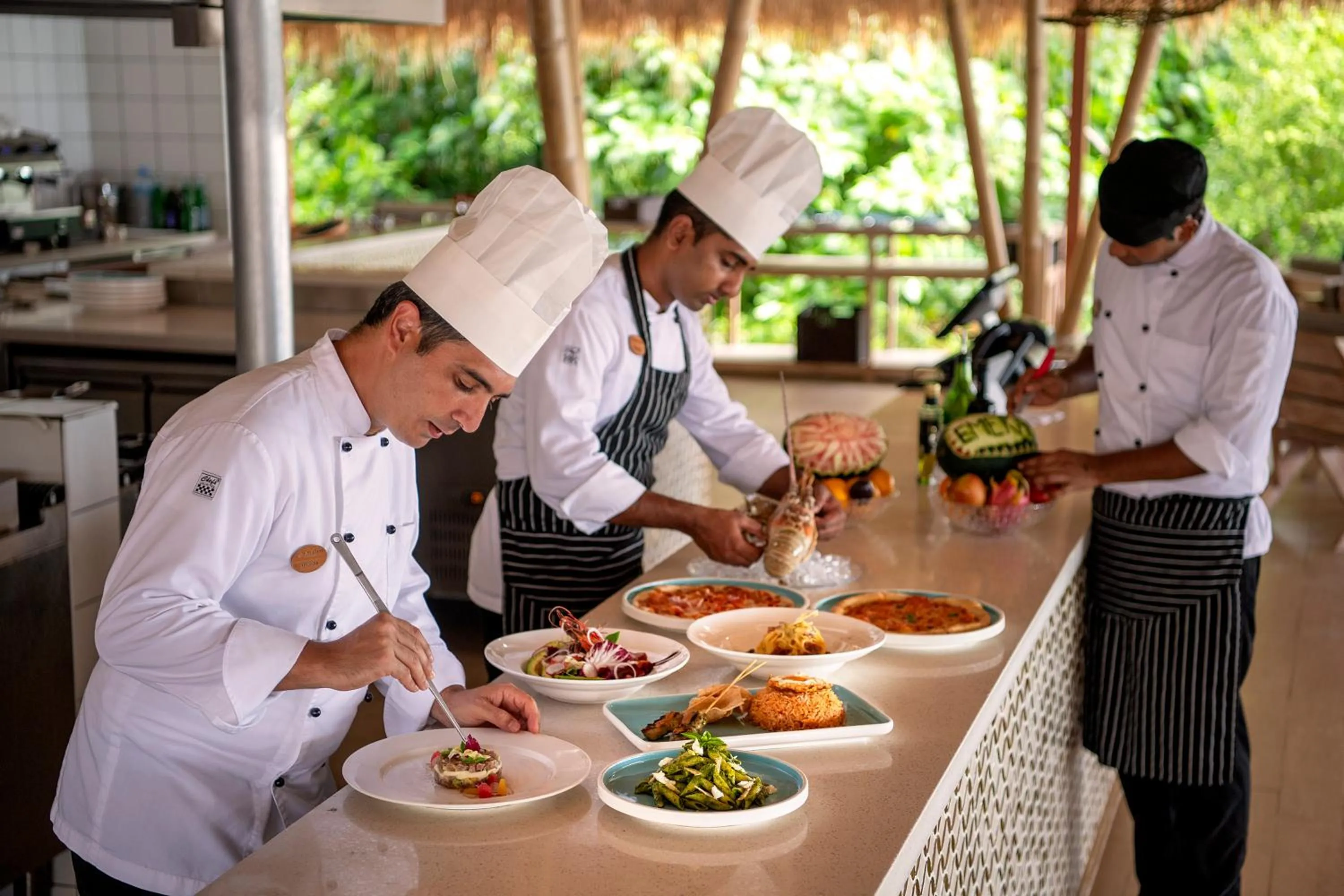 Staff in Emerald Maldives Resort & Spa-Deluxe All Inclusive
