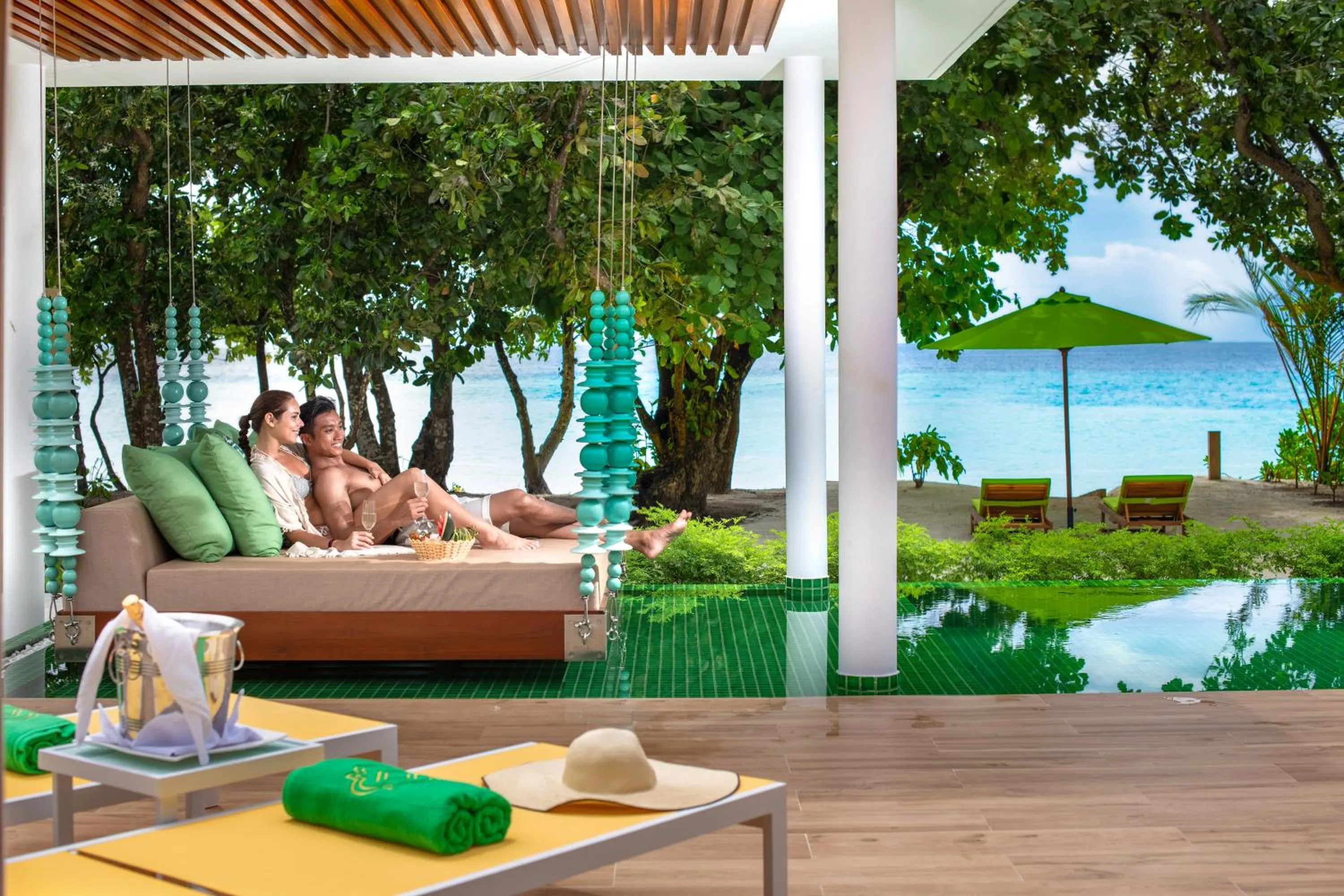 People in Emerald Maldives Resort & Spa-Deluxe All Inclusive