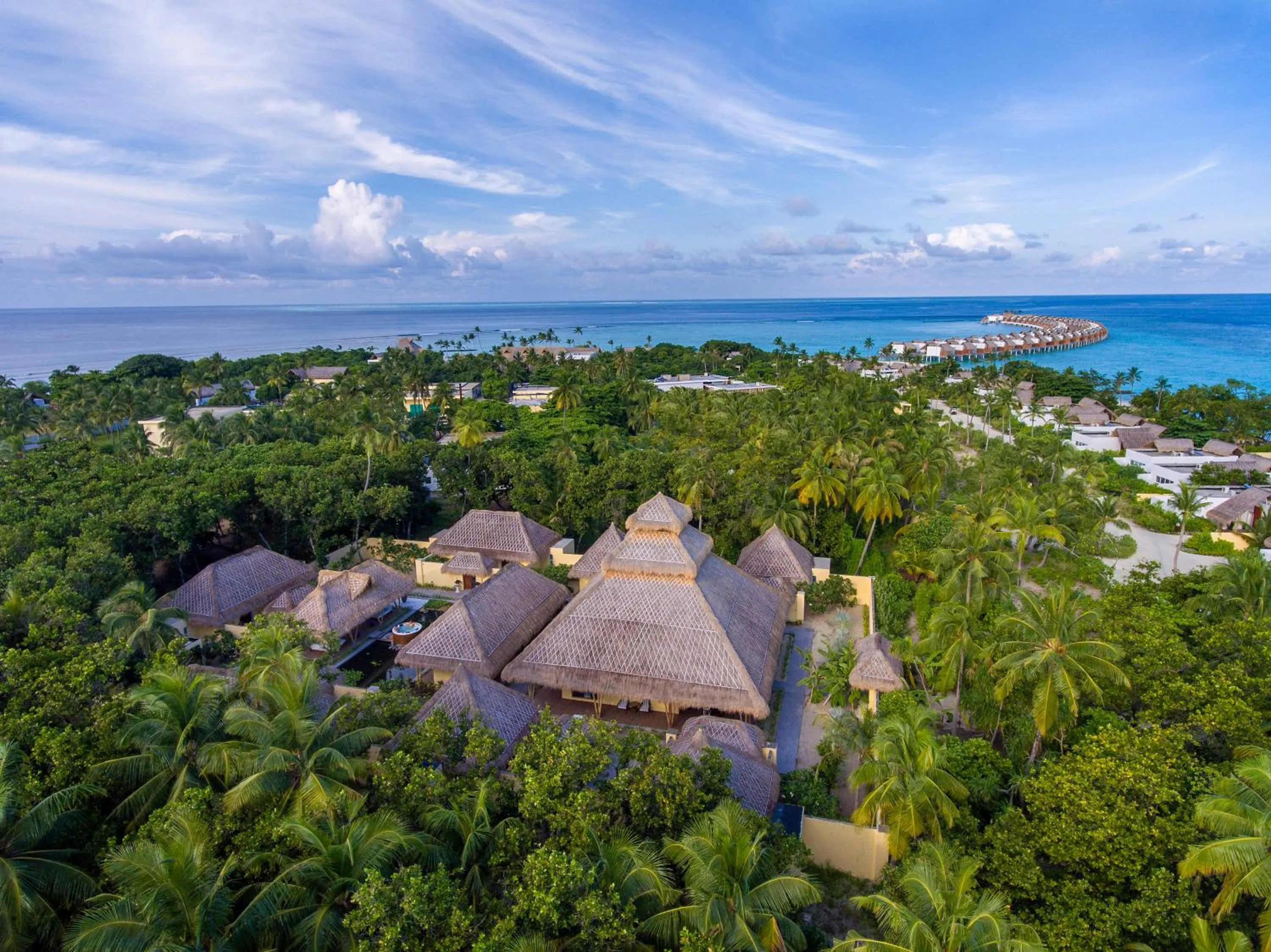 Bird's eye view in Emerald Maldives Resort & Spa-Deluxe All Inclusive