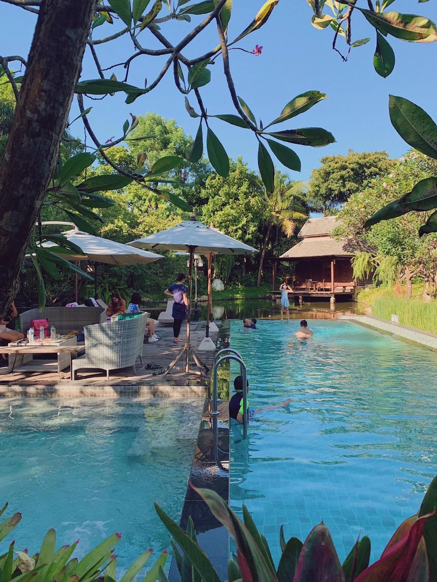 Swimming pool in Baansuwanburi - บ้านสุวรรณบุรี