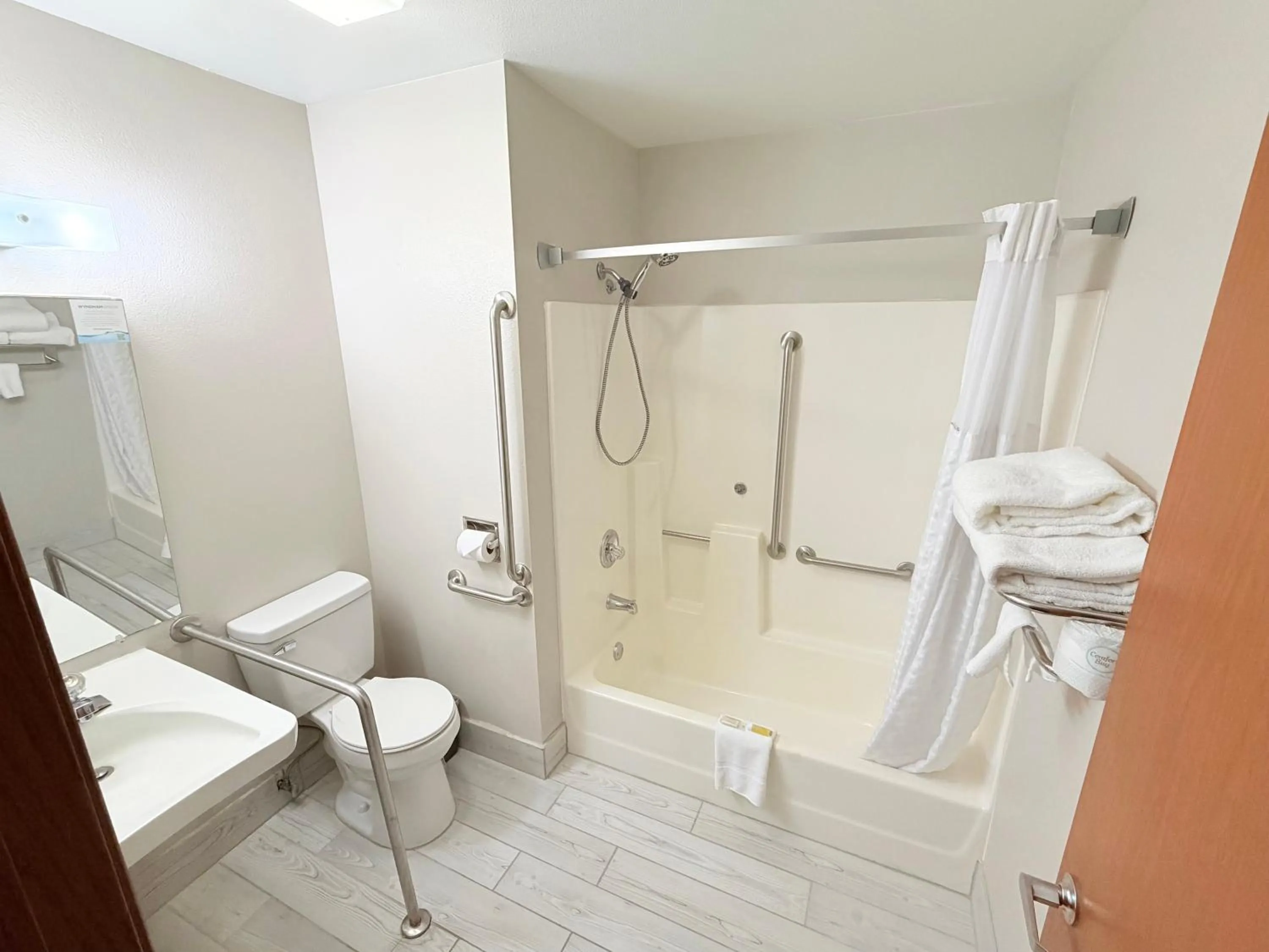 Shower in Super 8 by Wyndham Hot Springs