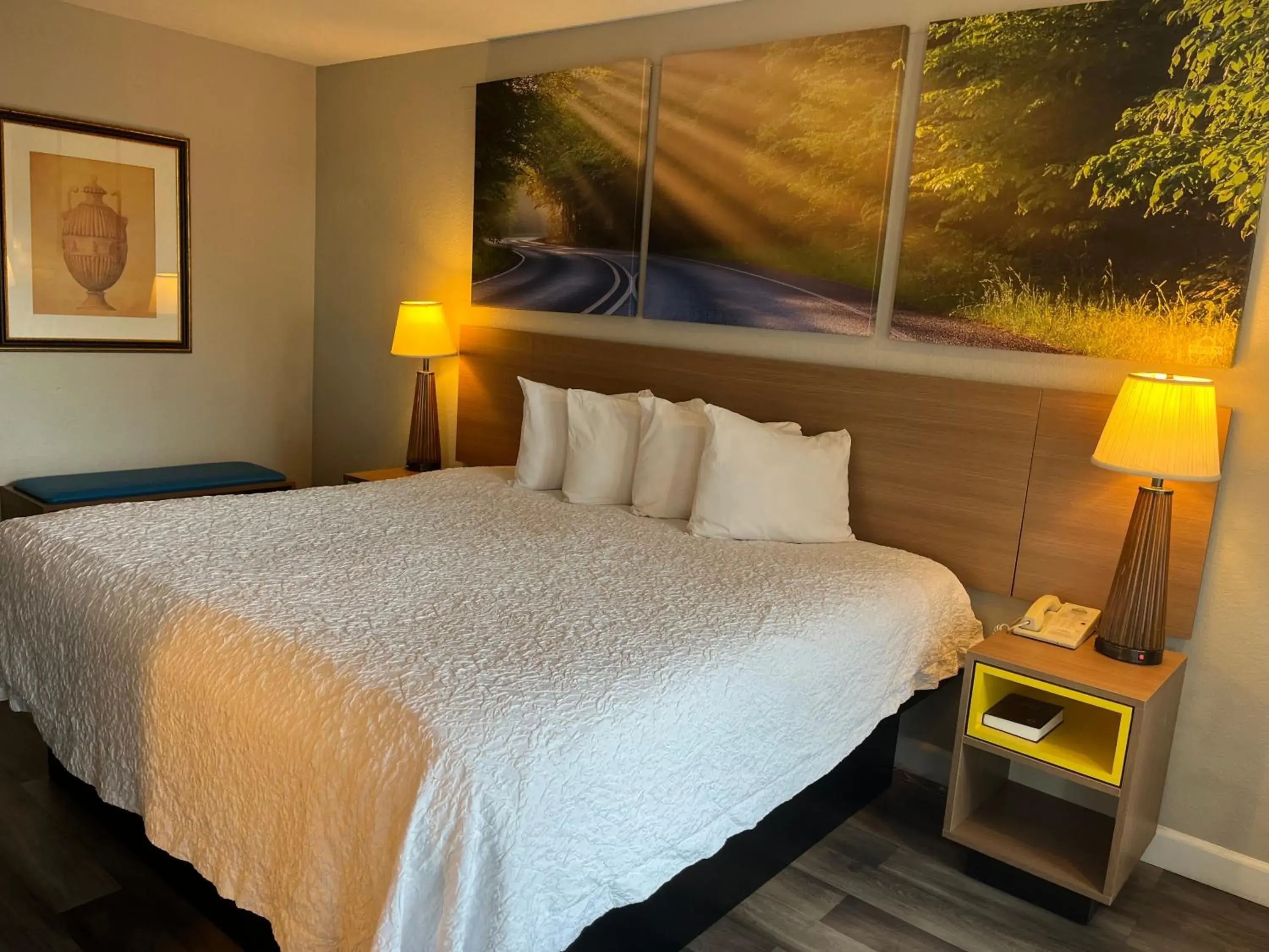 Bed in Days Inn & Suites by Wyndham Dayton North