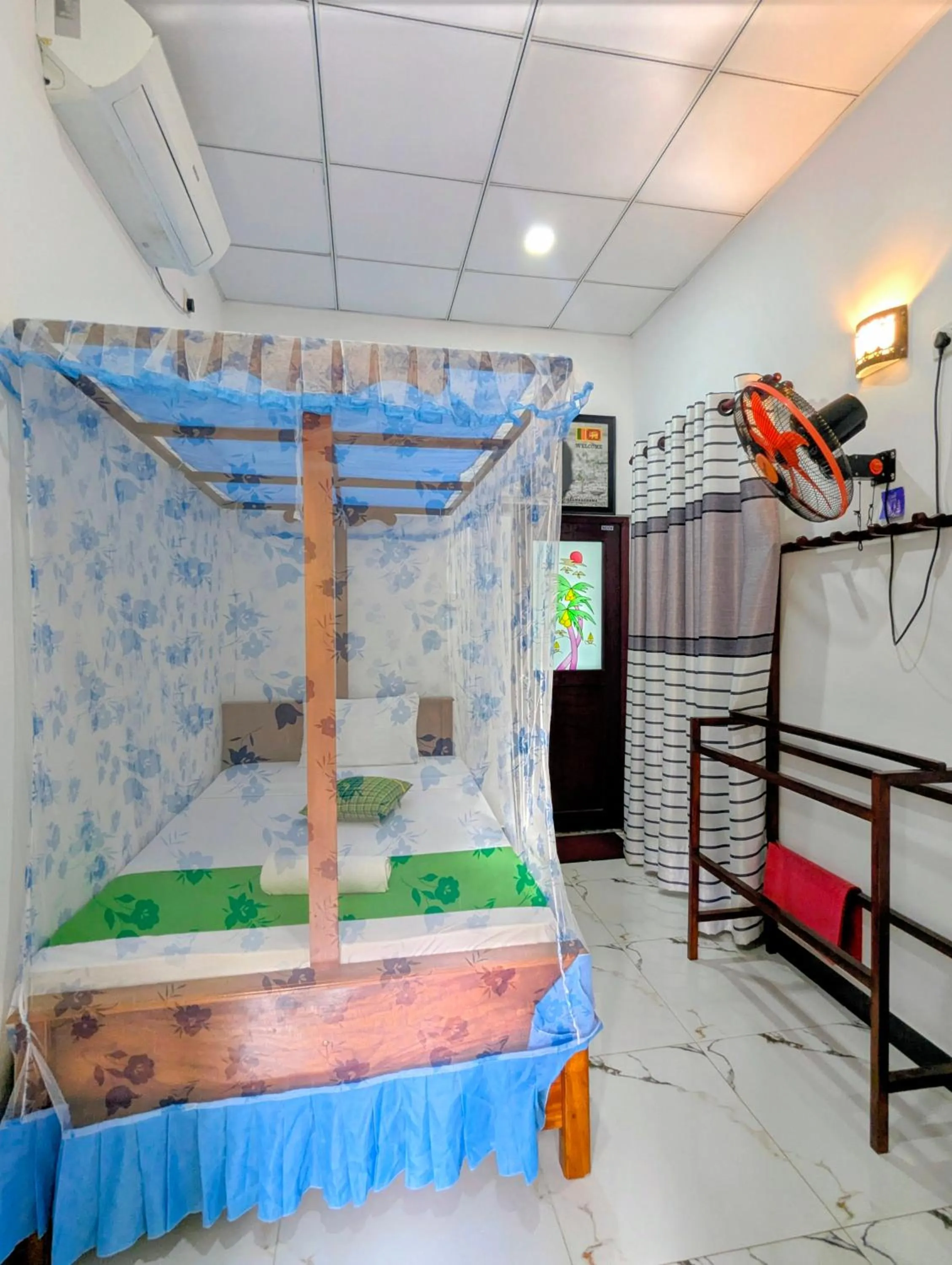 Bed in Nehansa Resort and safari