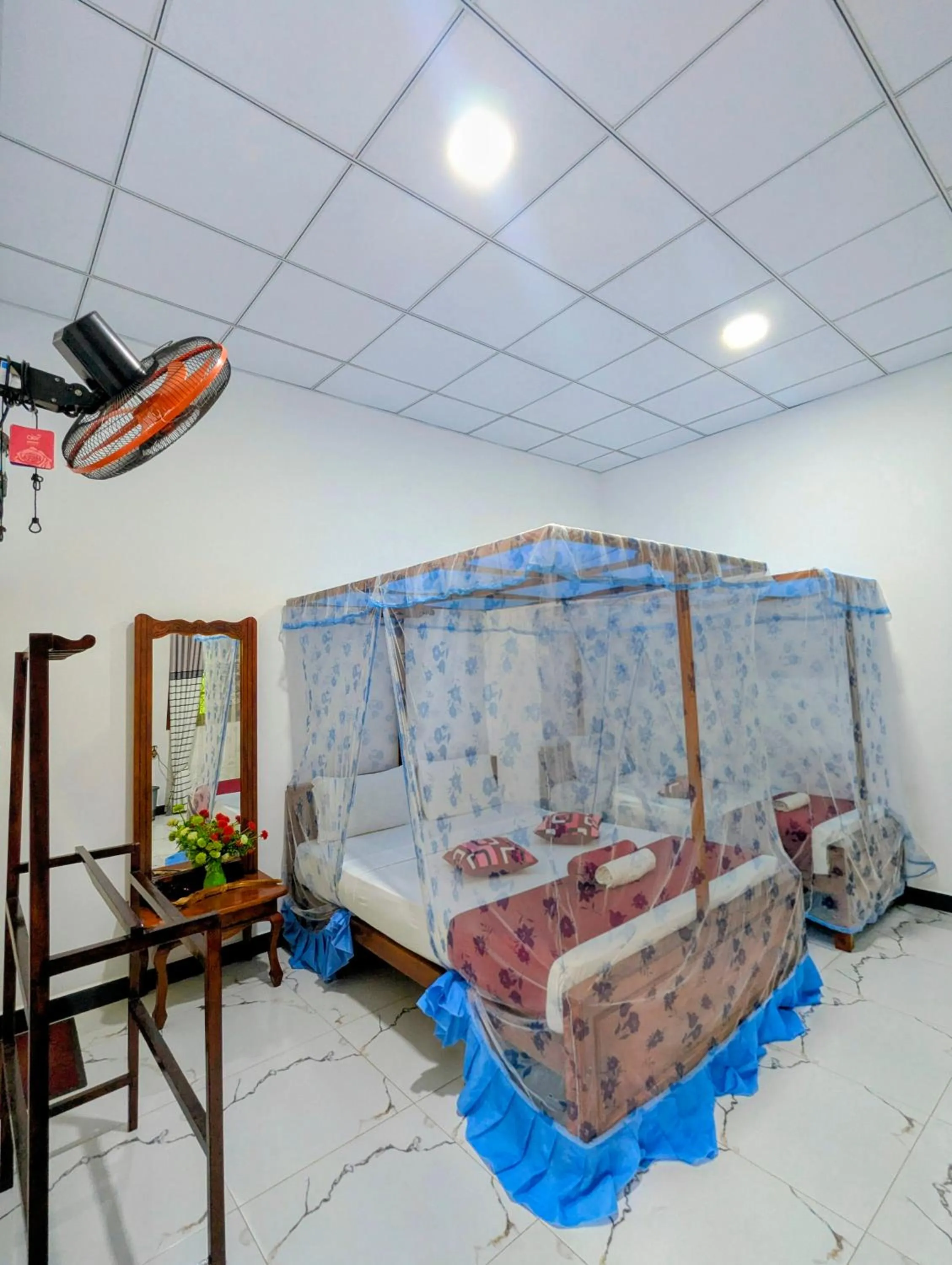 Bed in Nehansa Resort and safari