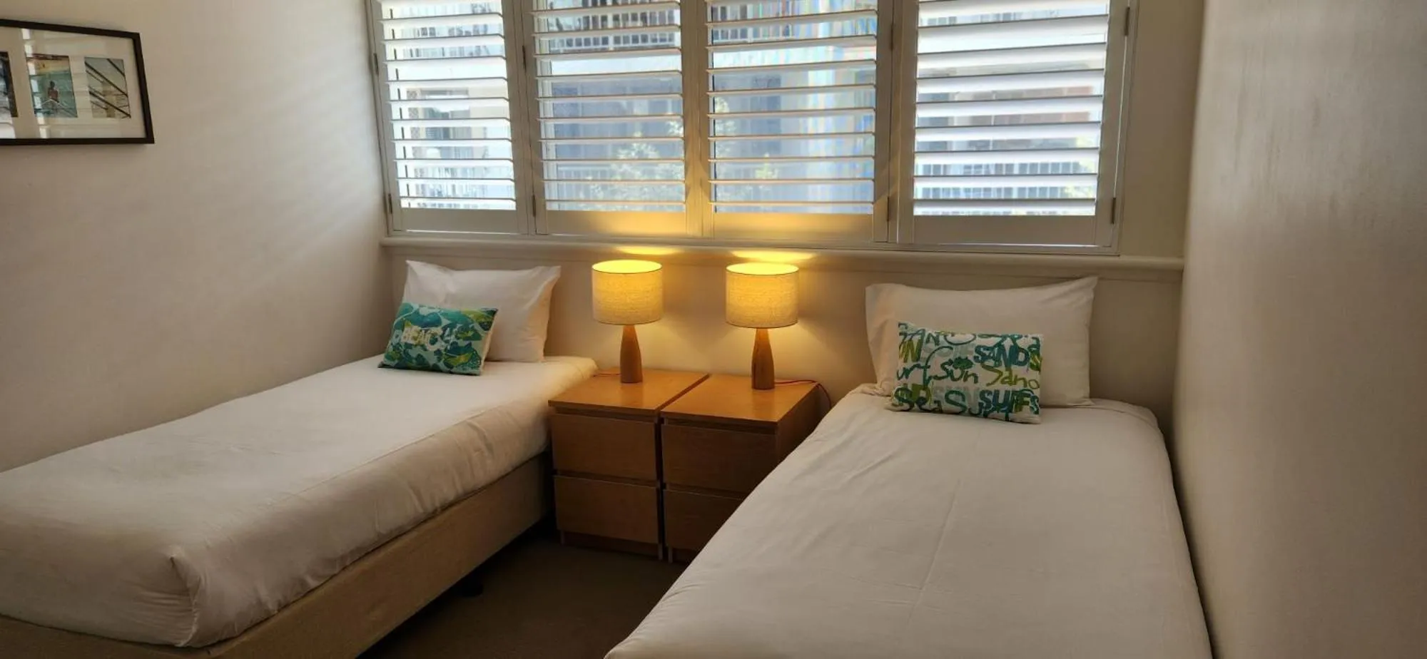 Bed in Whalewatch Ocean Beach Resort