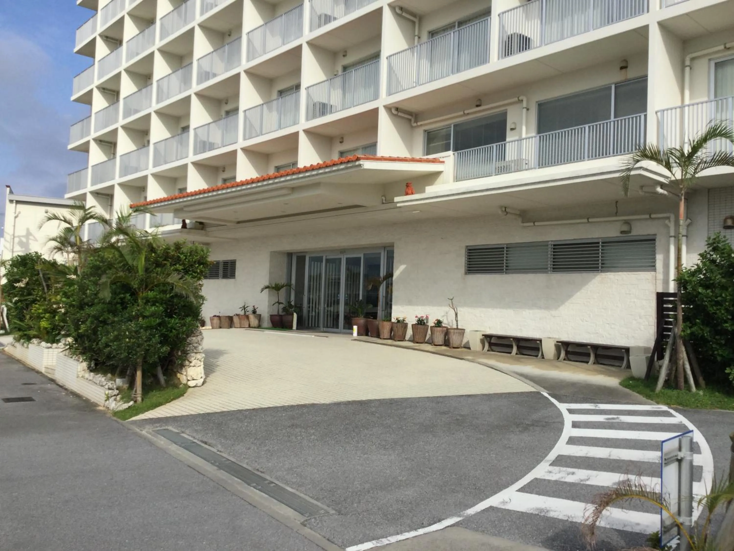 Facade/entrance in Hotel Gran View Garden Okinawa
