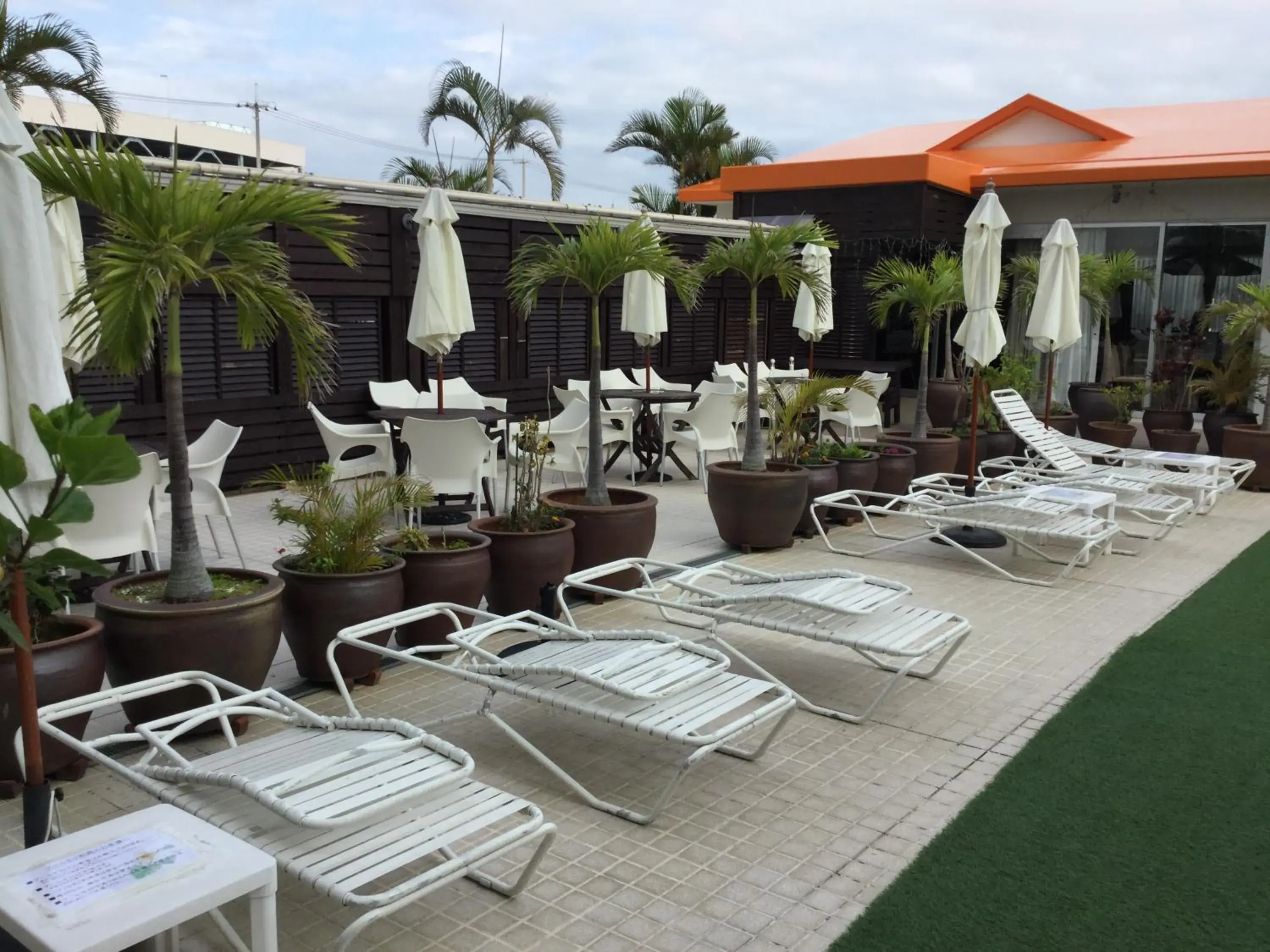 Patio in Hotel Gran View Garden Okinawa Patio in Hotel Gran View Garden Okinawa