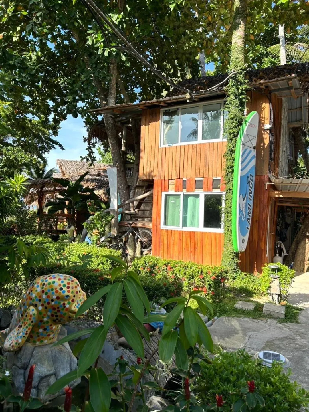 Garden view in Mook Montra Resort Sea Front