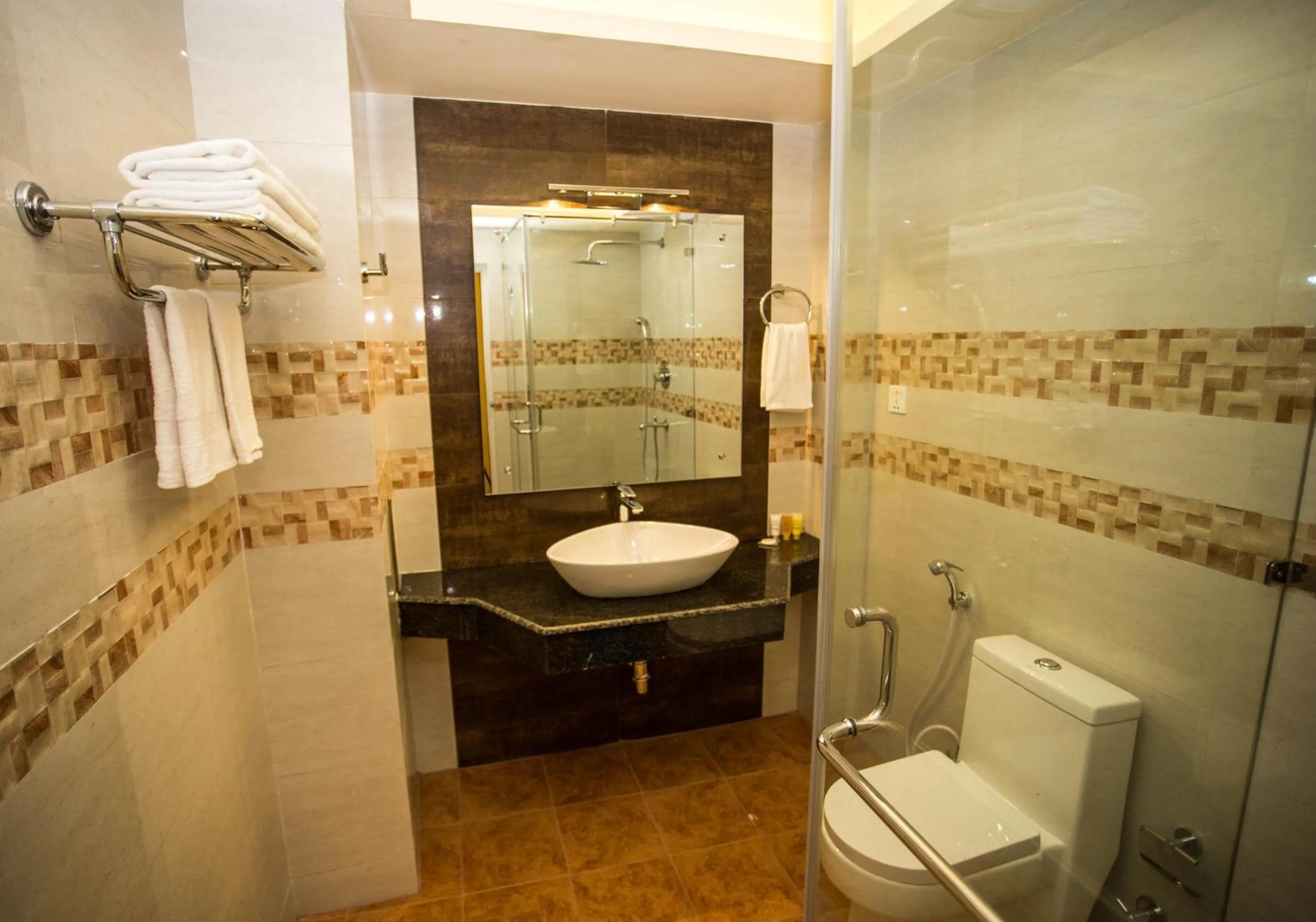 Bathroom in Hotel Encounter Nepal & Spa