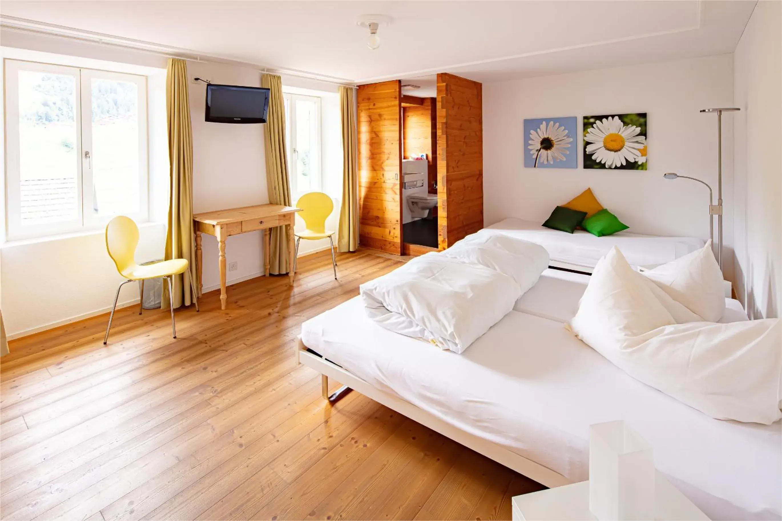 Triple Room in Hotel Vallatscha Triple Room in Hotel Vallatscha