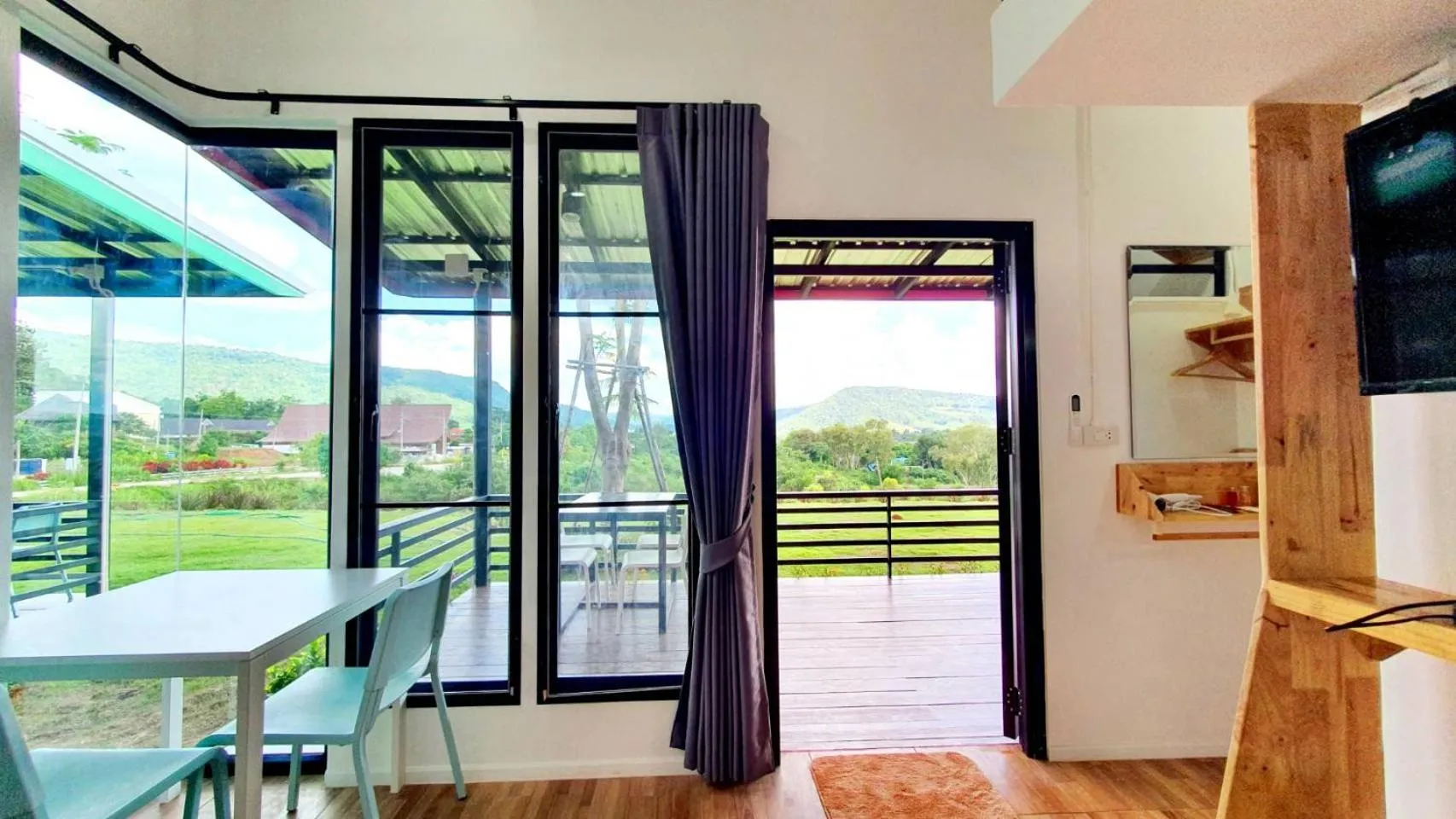 Garden view in Phu Sumphao Valley ภูสำเภา วัลเลย์ รีสอร์ต