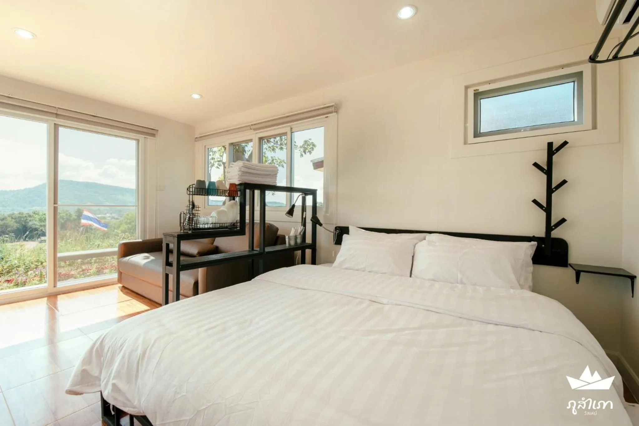 Bed in Phu Sumphao Valley ภูสำเภา วัลเลย์ รีสอร์ต