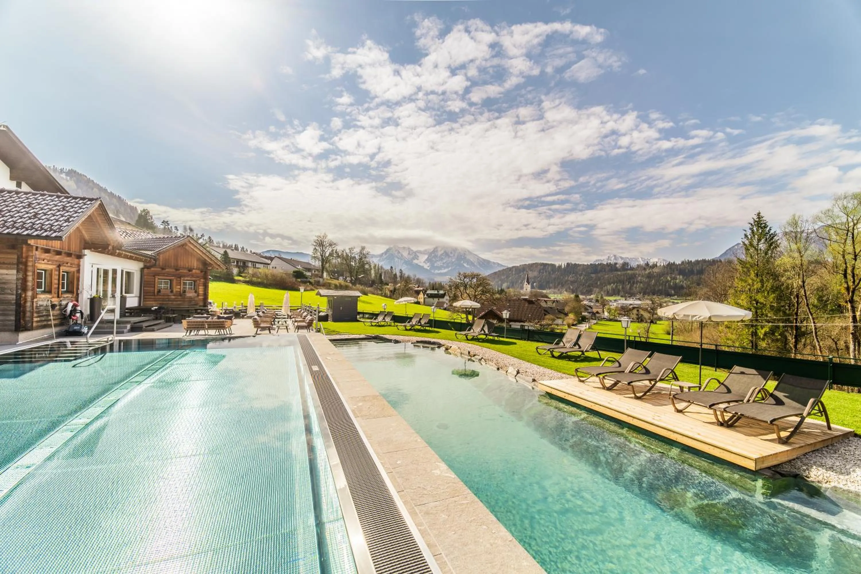 Swimming pool in Spa&Aktiv Hotel Lavendel