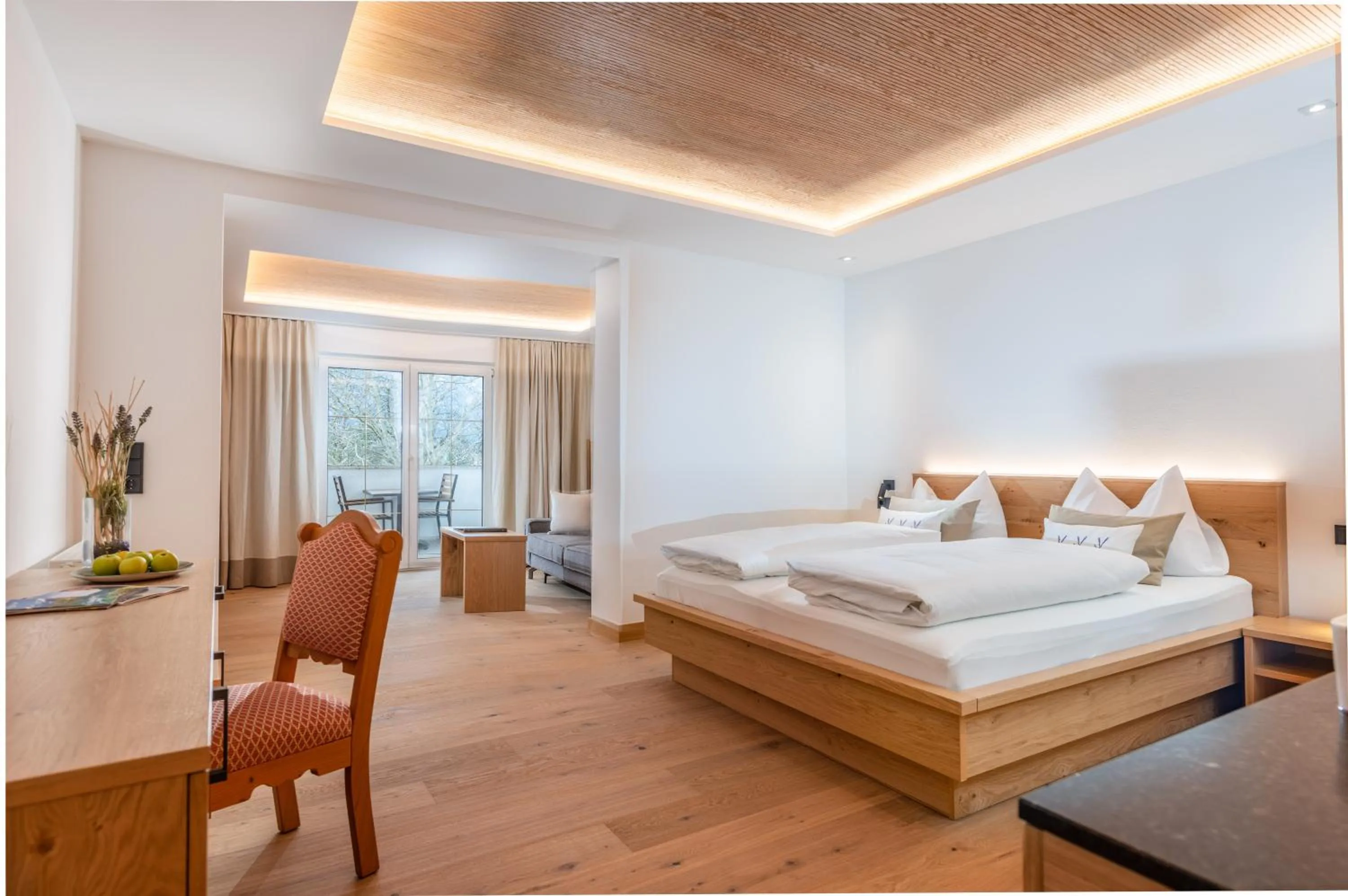 Photo of the whole room, Bed in Spa&Aktiv Hotel Lavendel