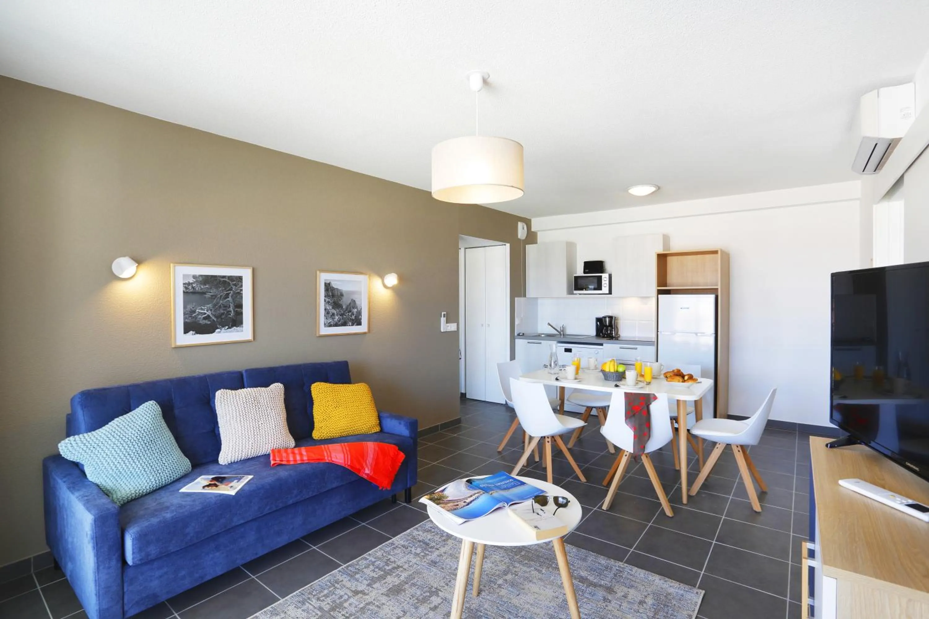 Kitchen or kitchenette in Résidence Néméa Le Cap Azur