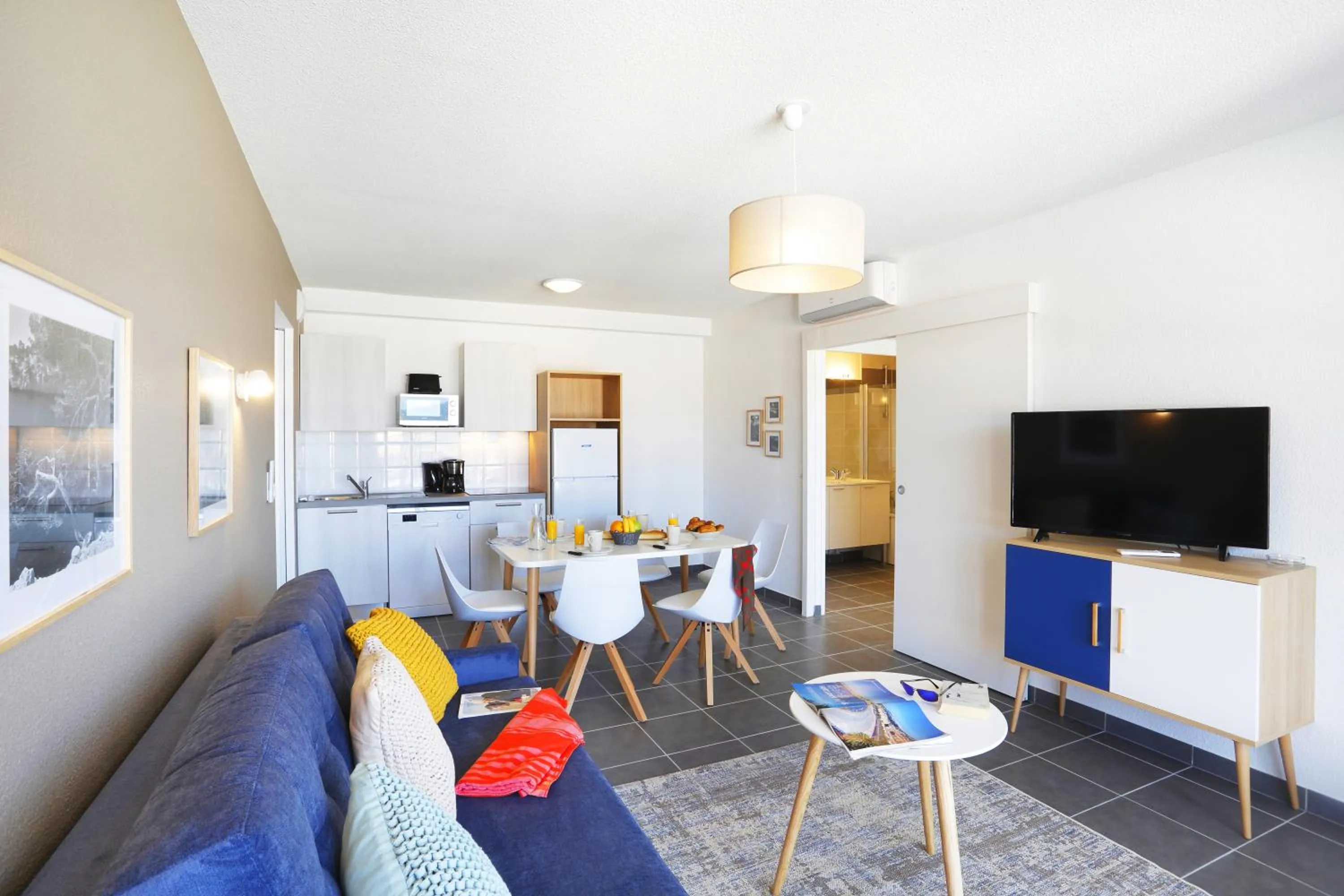 Kitchen or kitchenette in Résidence Néméa Le Cap Azur