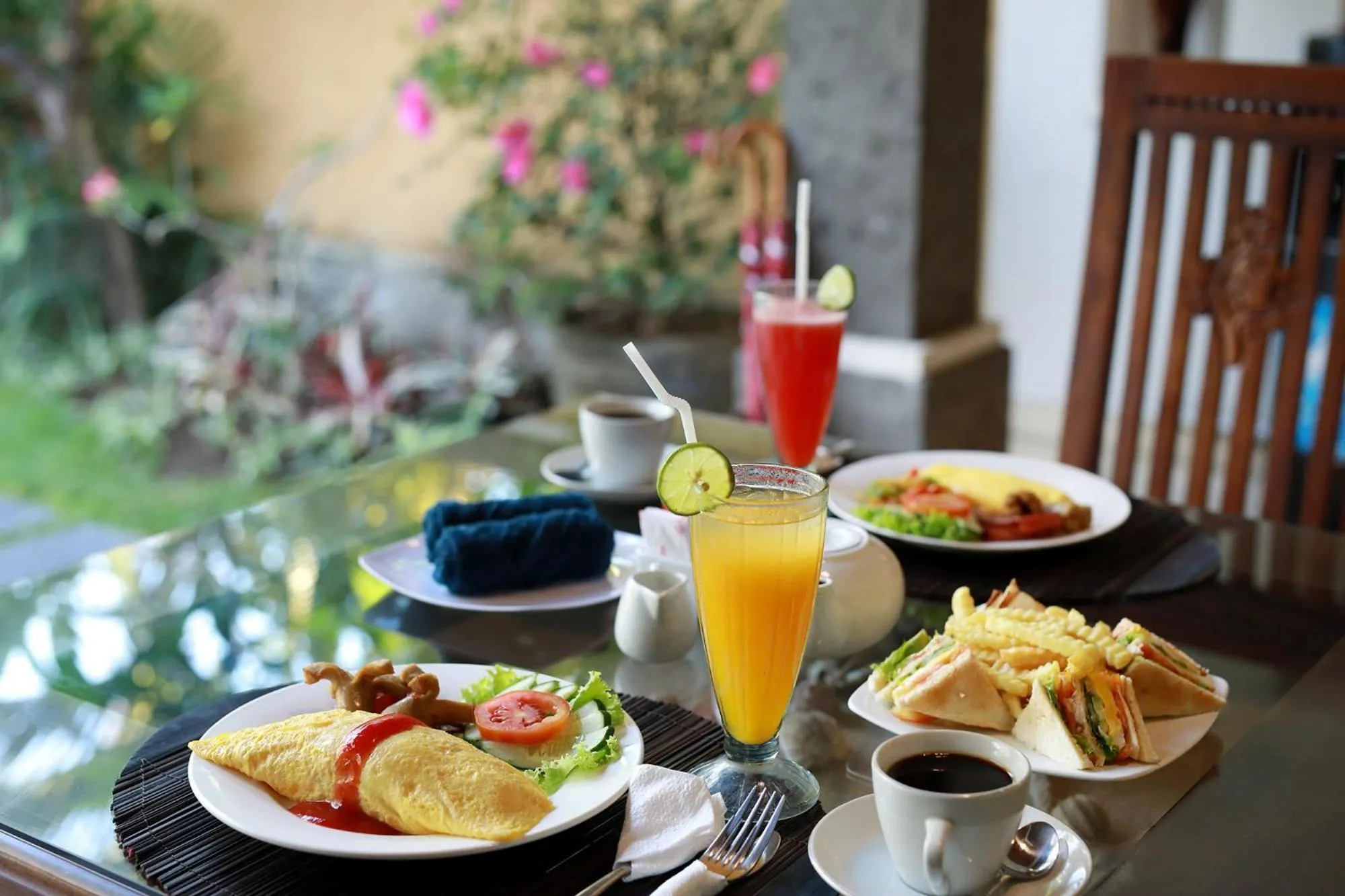 Dining area in The Buah Bali Villas