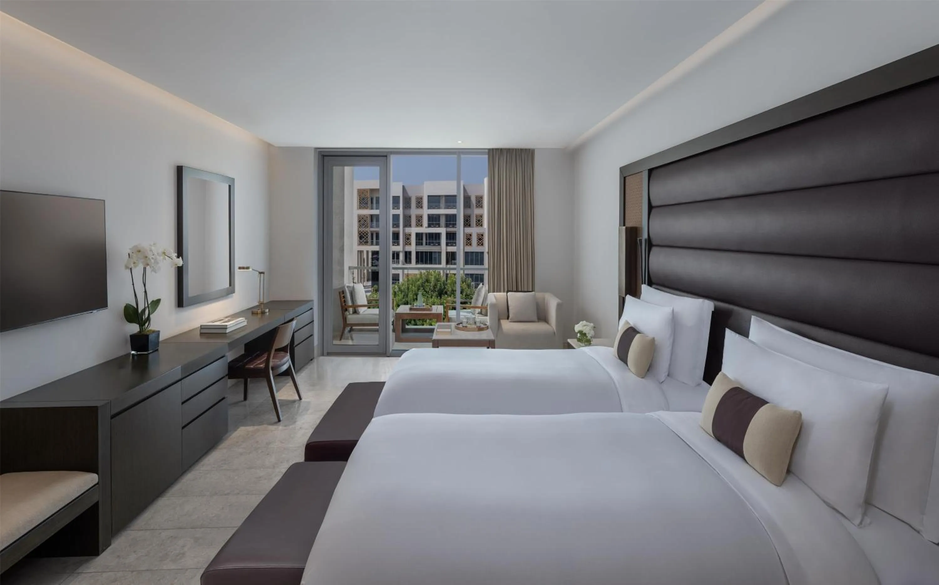 Bedroom, Bed in Kempinski Hotel Muscat