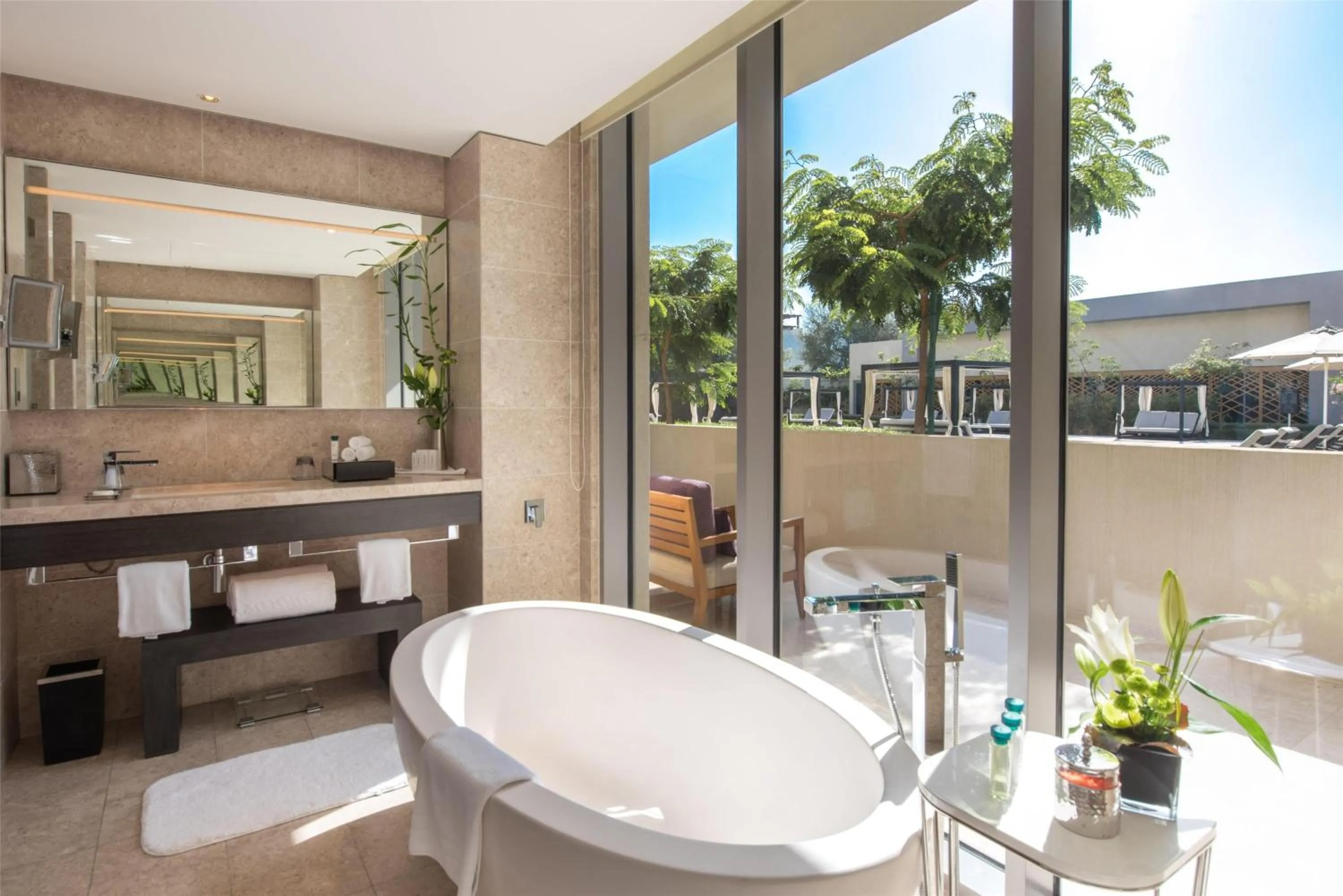 Bathroom in Kempinski Hotel Muscat