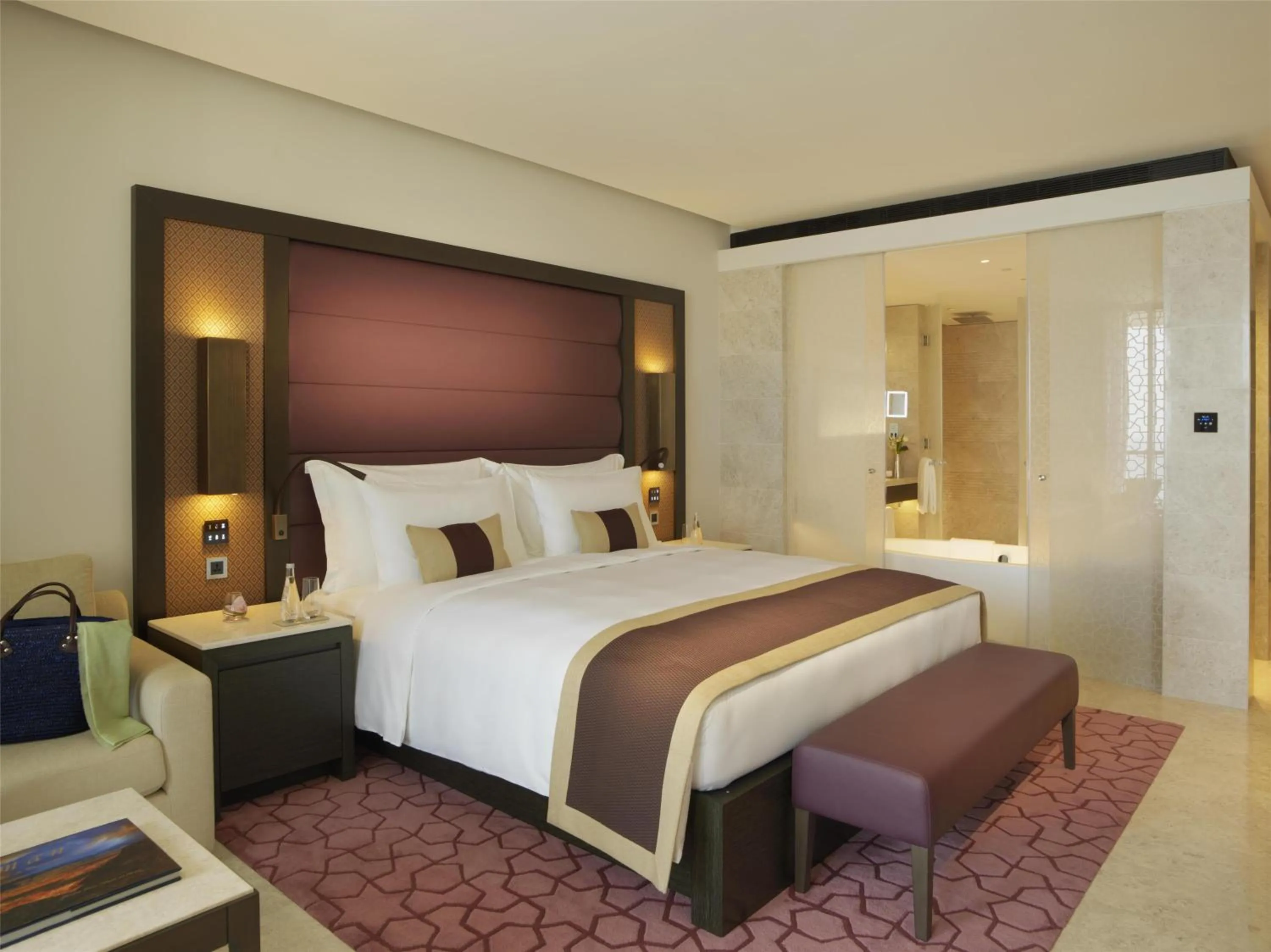 Bedroom, Bed in Kempinski Hotel Muscat