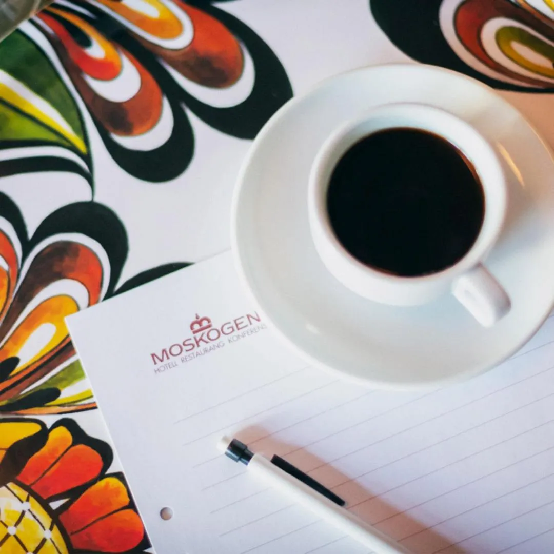 Coffee/tea facilities in Hotell Moskogen