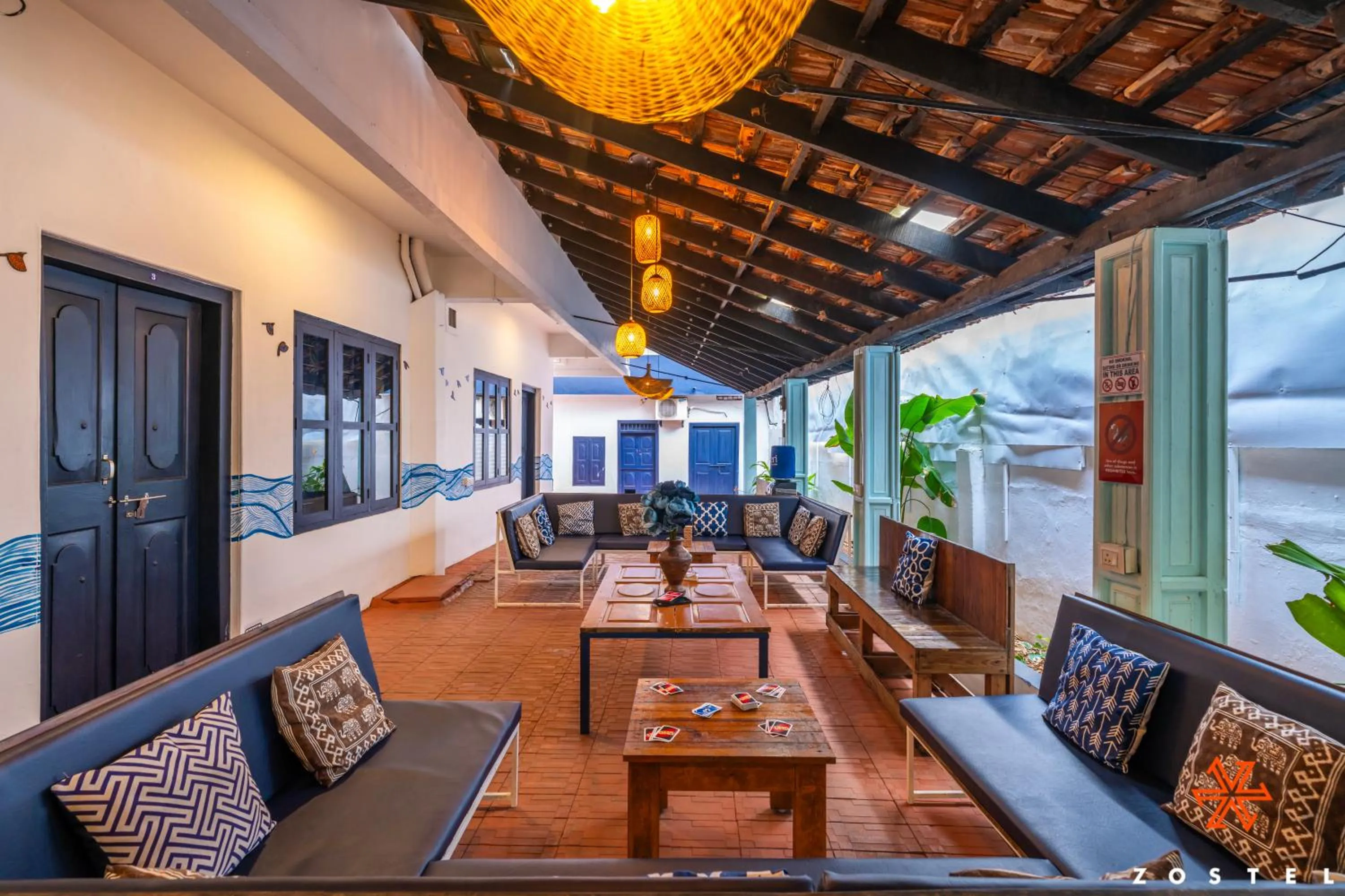 Natural landscape in Zostel Alleppey