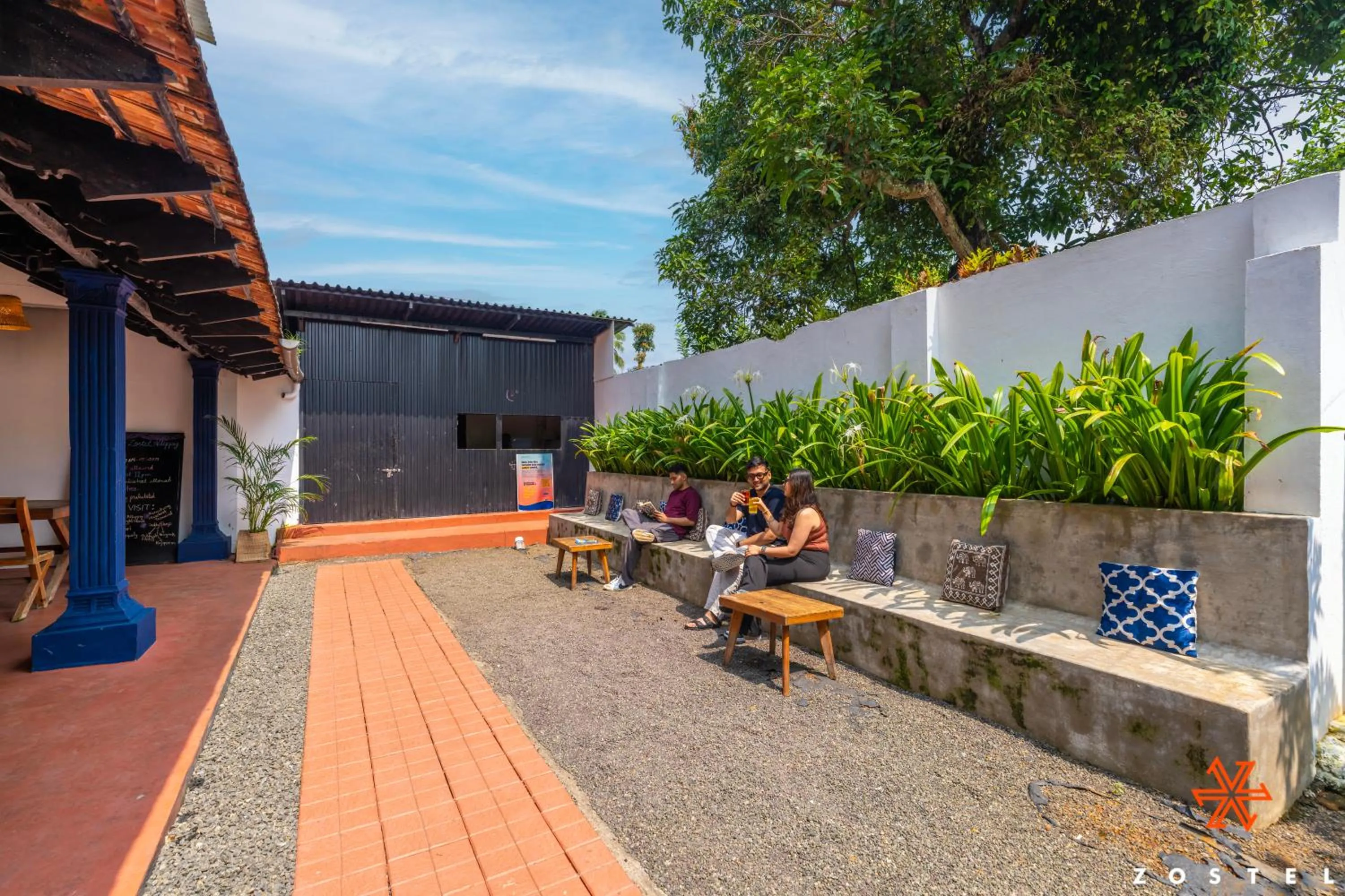 Day in Zostel Alleppey